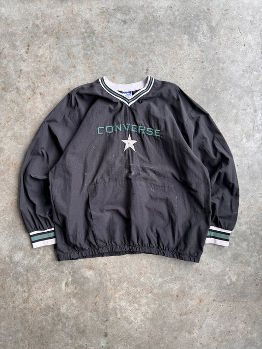 Vintage Black Converse Windbreaker Crew - L