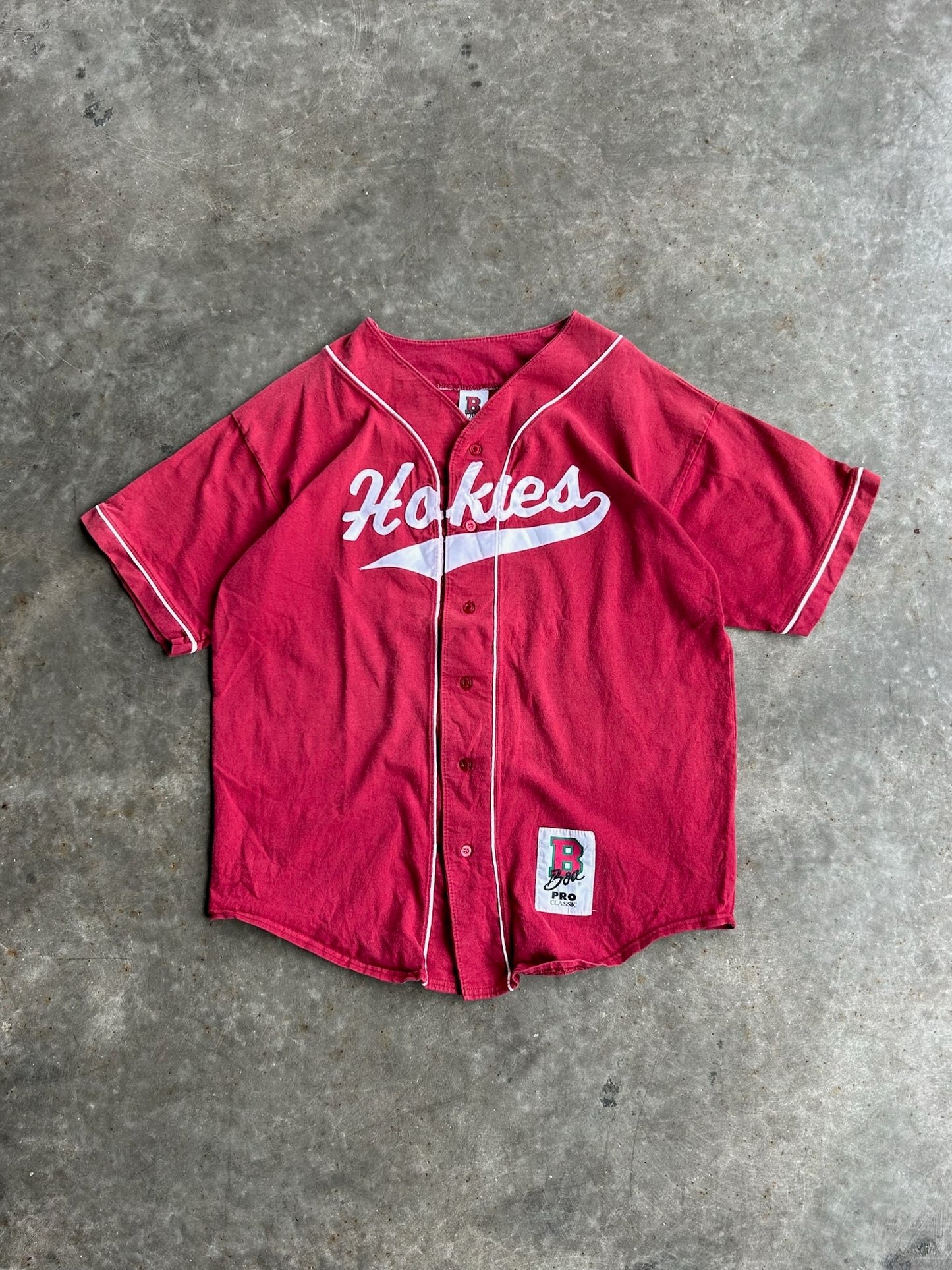 Vintage Virginia Hokies Baseball Jersey - XL