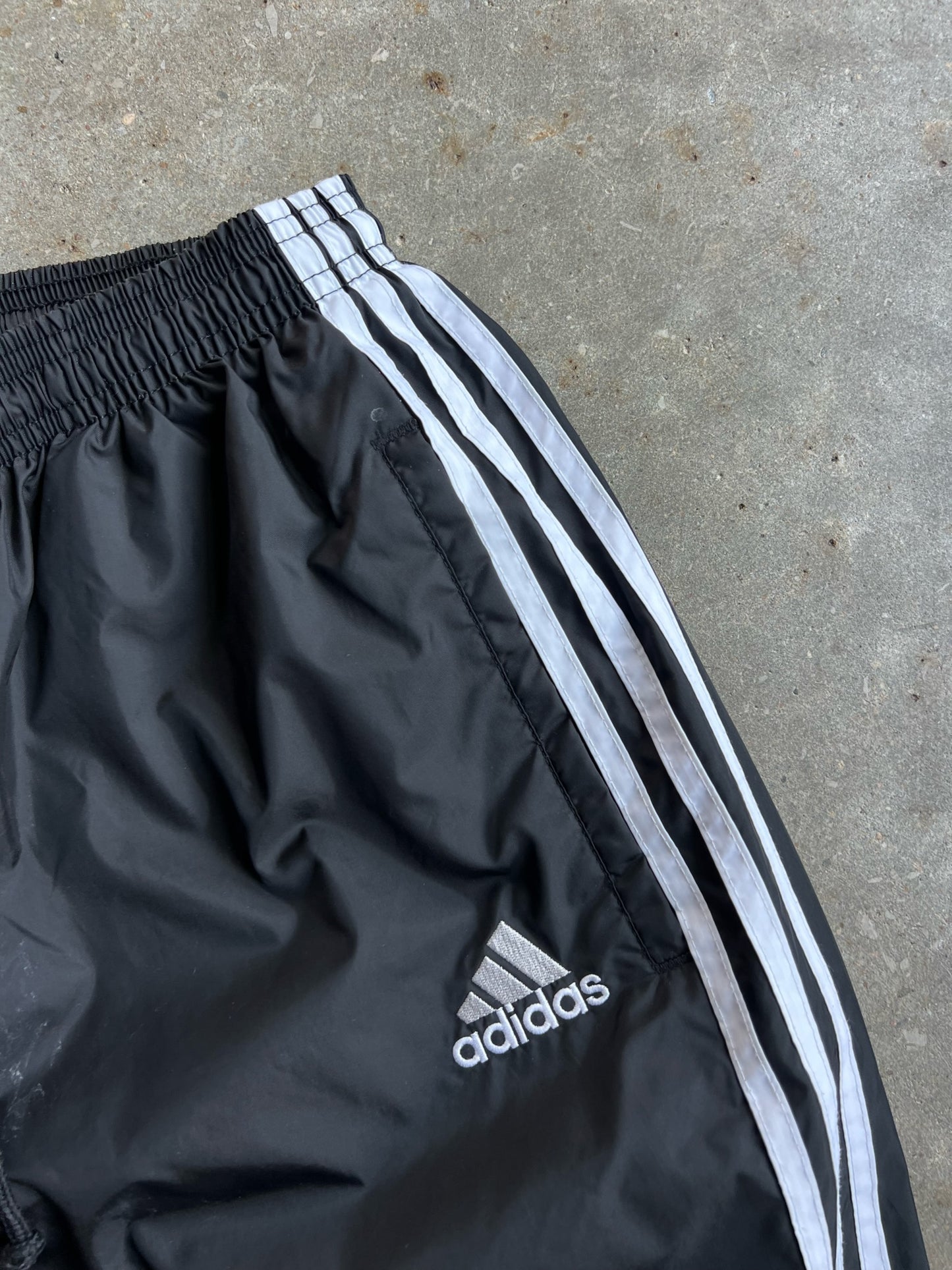 Vintage Black Adidas Track Pants - XL