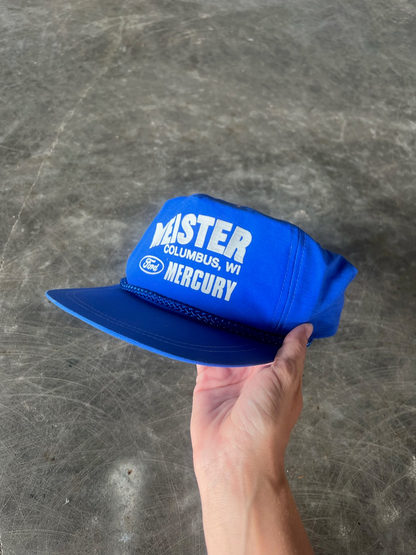 Vintage Meister Mercury Ford Snap Back Hat