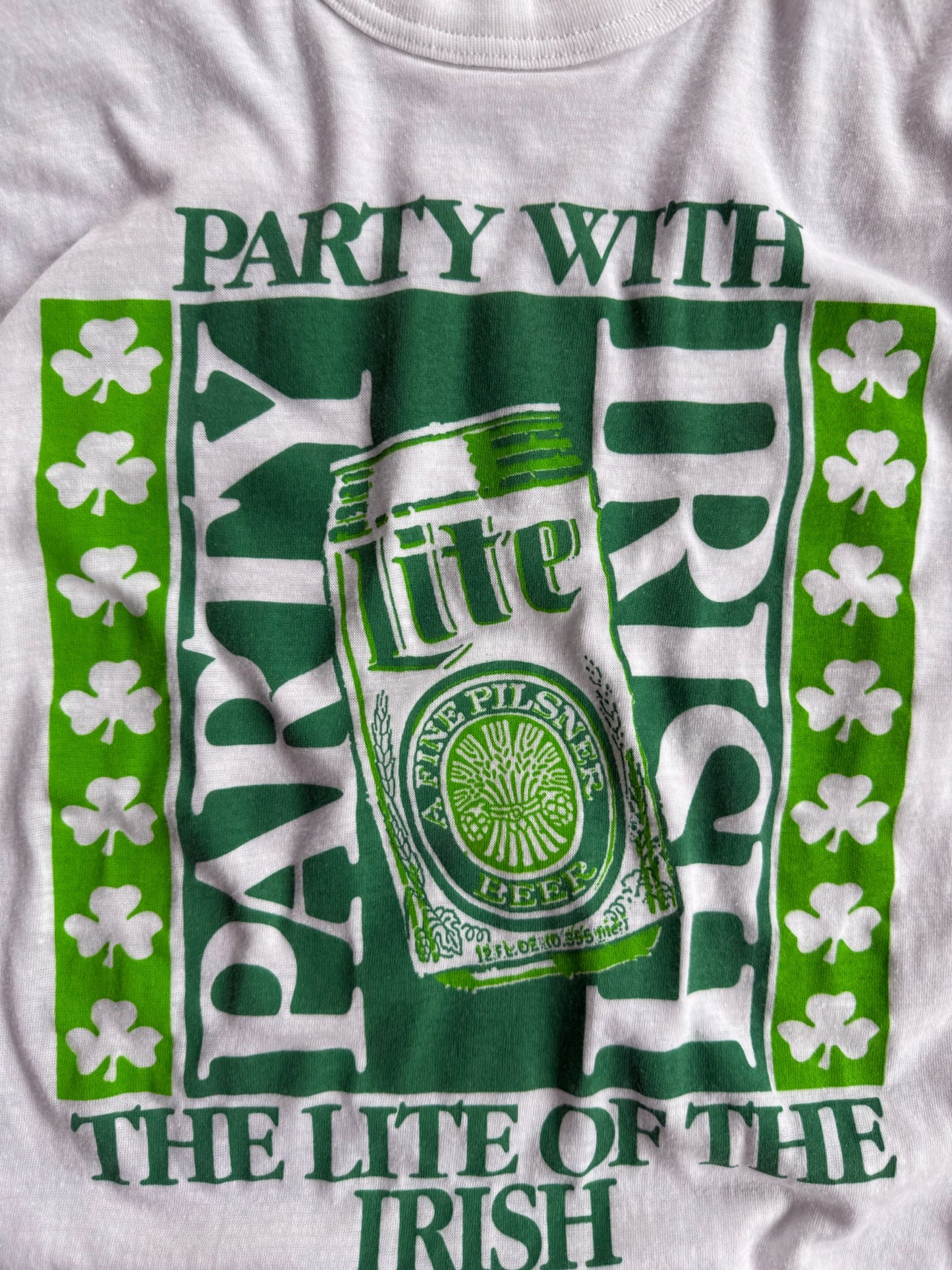 Vintage Party With The Lite Of The Irish Shirt - L