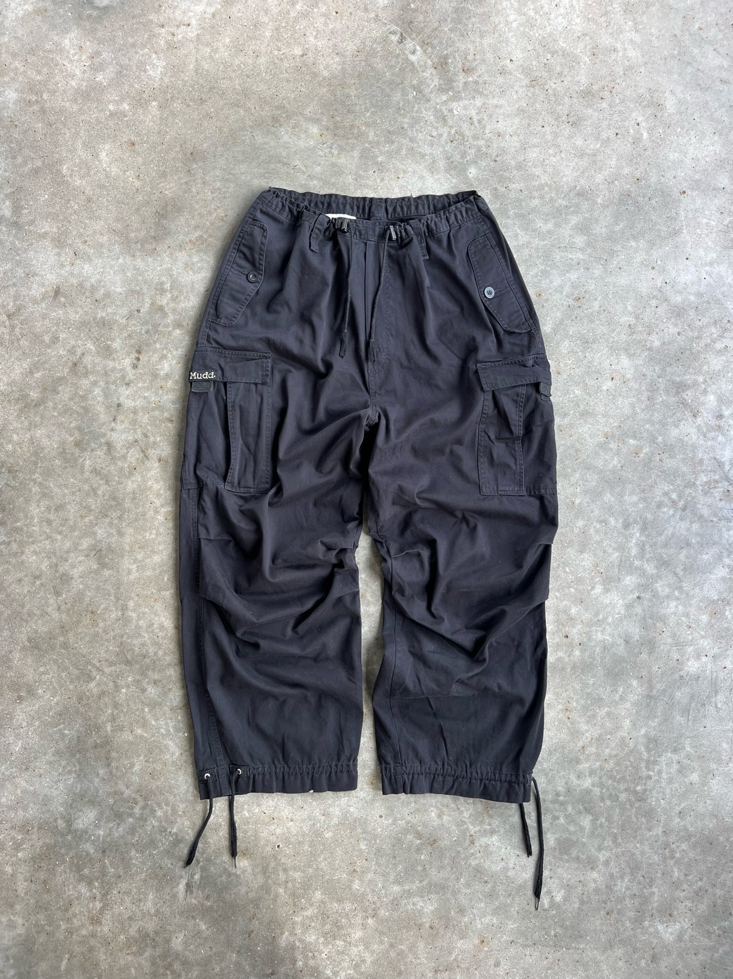 Vintage Black Mudd Cargo Pants - L