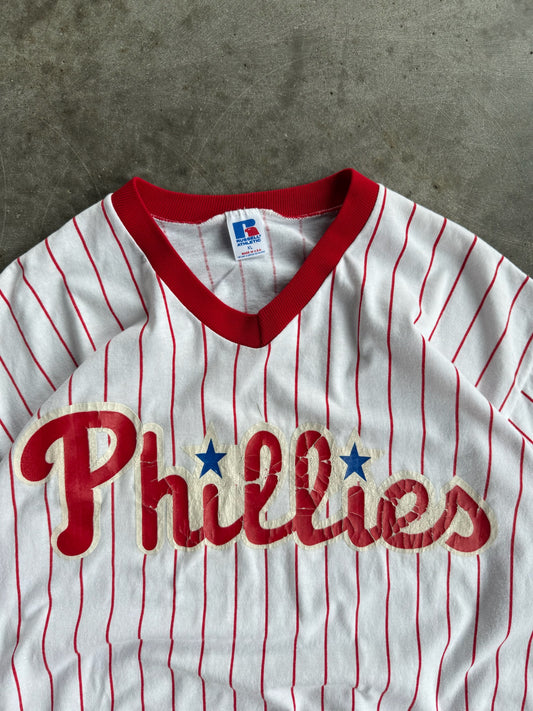 Vintage Striped Phillies Jersey- XL