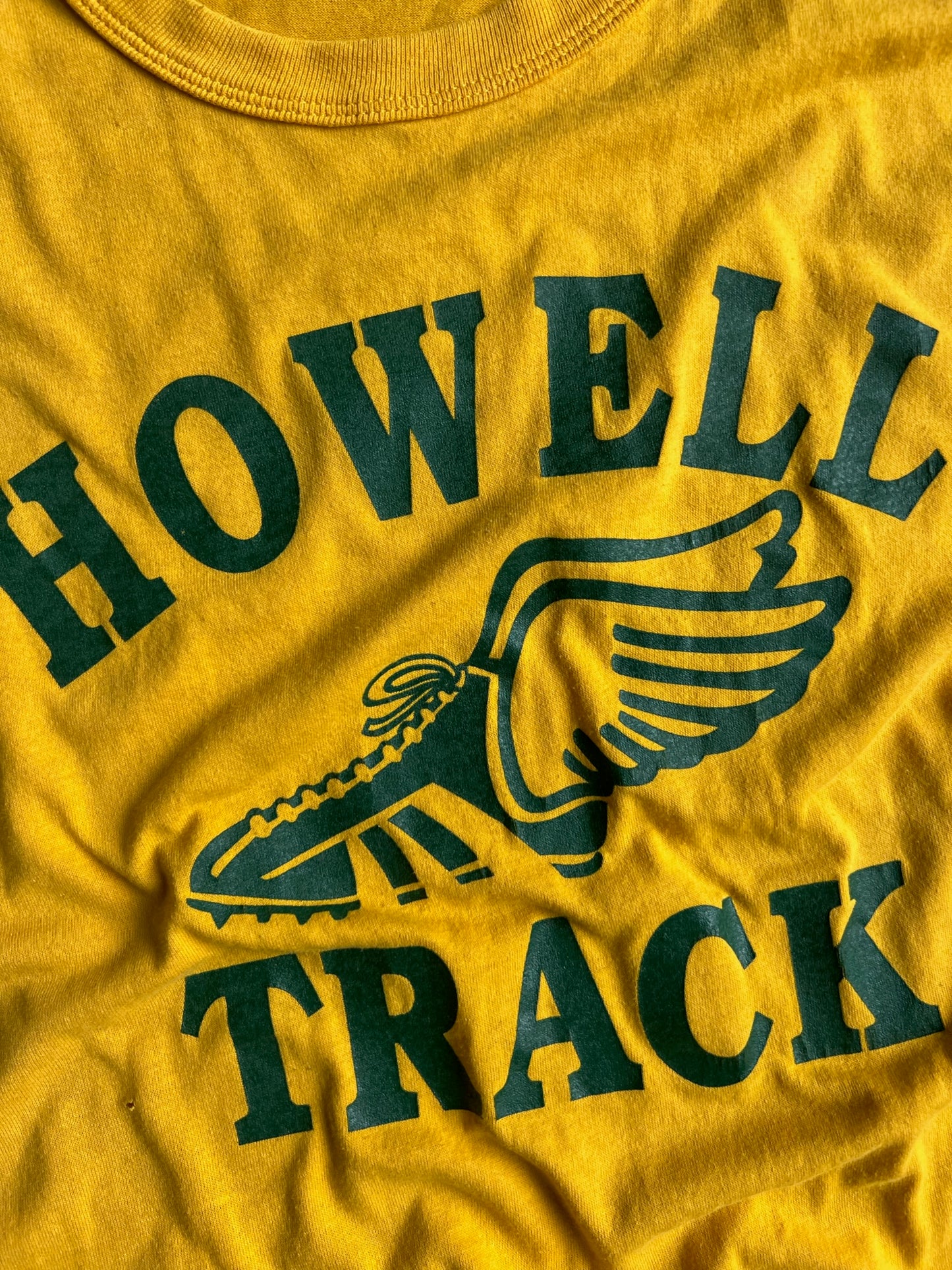 Vintage Yellow Howell Track Russell Shirt - XL