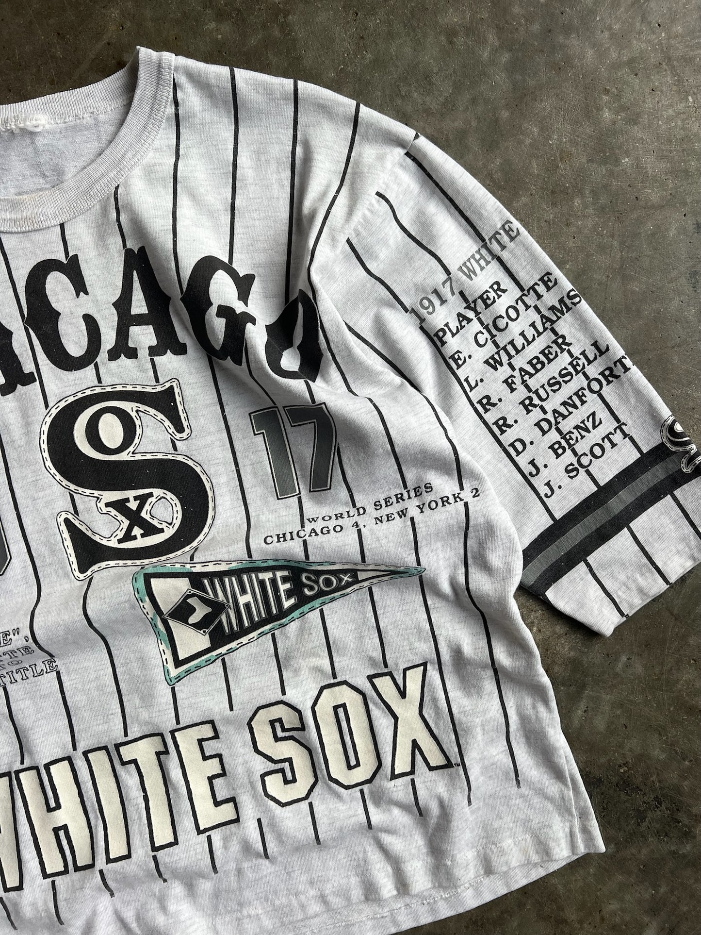 Vintage Chicago White Sox Single Stitch Long Gone Shirt - L