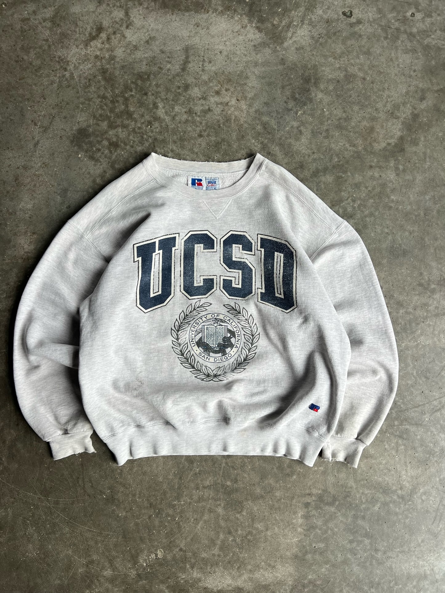 Vintage University Of California San Diego Crew - XL