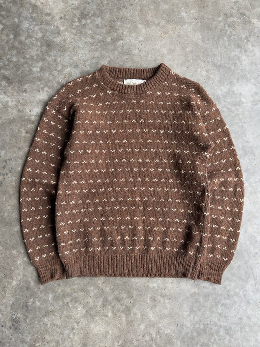 Vintage Merricmac Valley Brown Sweater - M