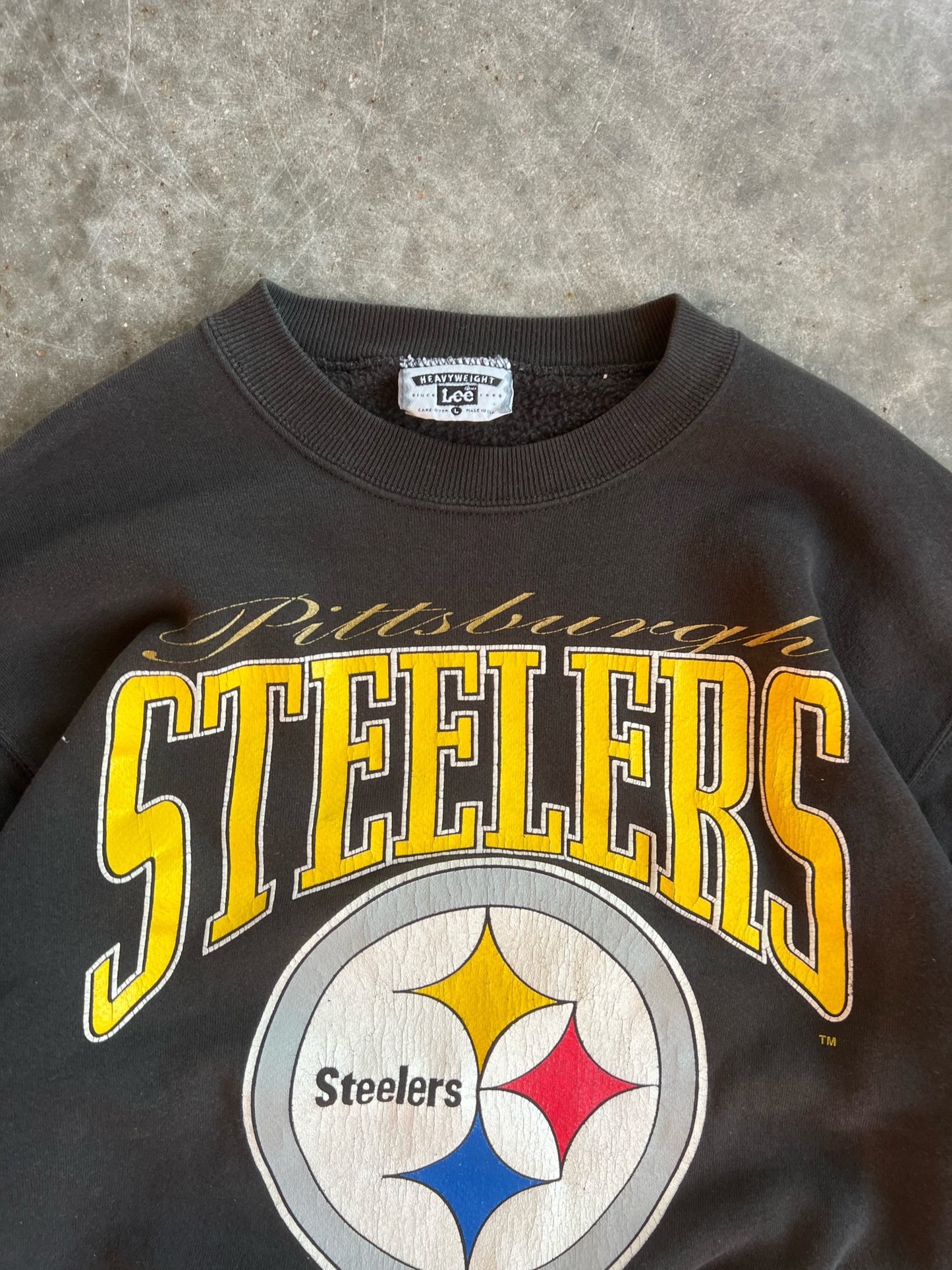 Vintage Pittsburgh Steelers Crew - L