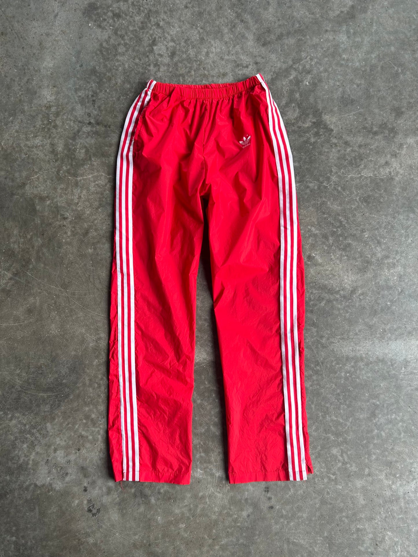 Vintage Red Adidas Track Pants - M