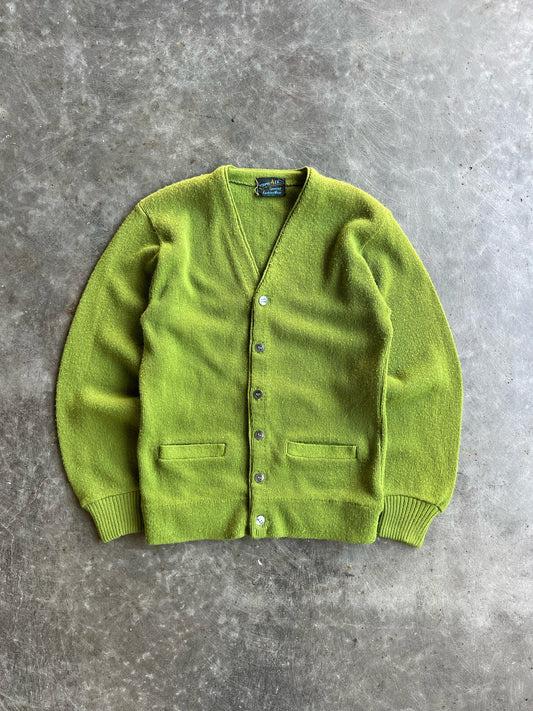 Vintage Lime Green Tops All Cardigan - M