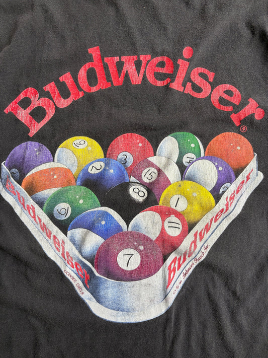 True Vintage Single Stitch Budweiser Pool Graphic Tee - XL