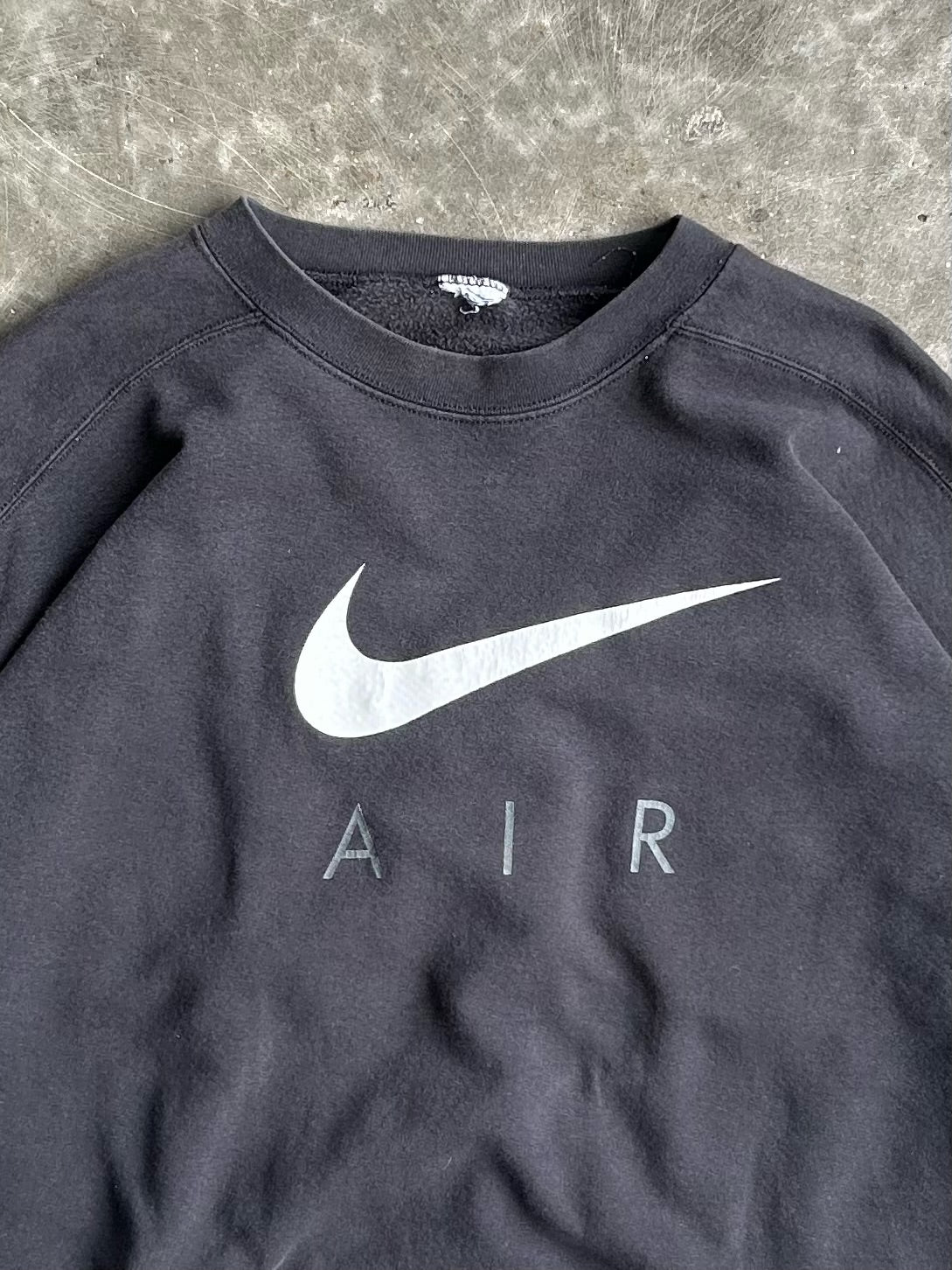 Vintage Black Nike Air Crew - XXL