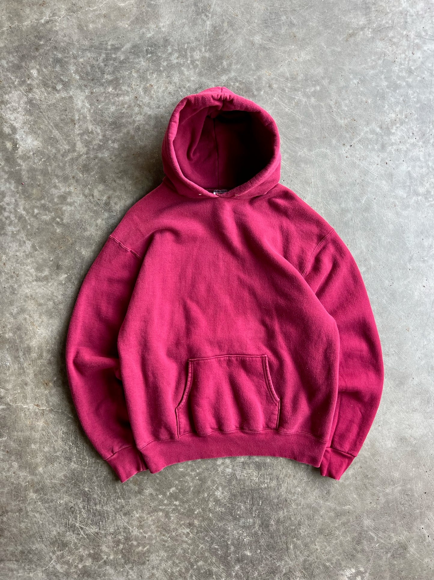 Vintage Magenta Blank Hoodie - XL