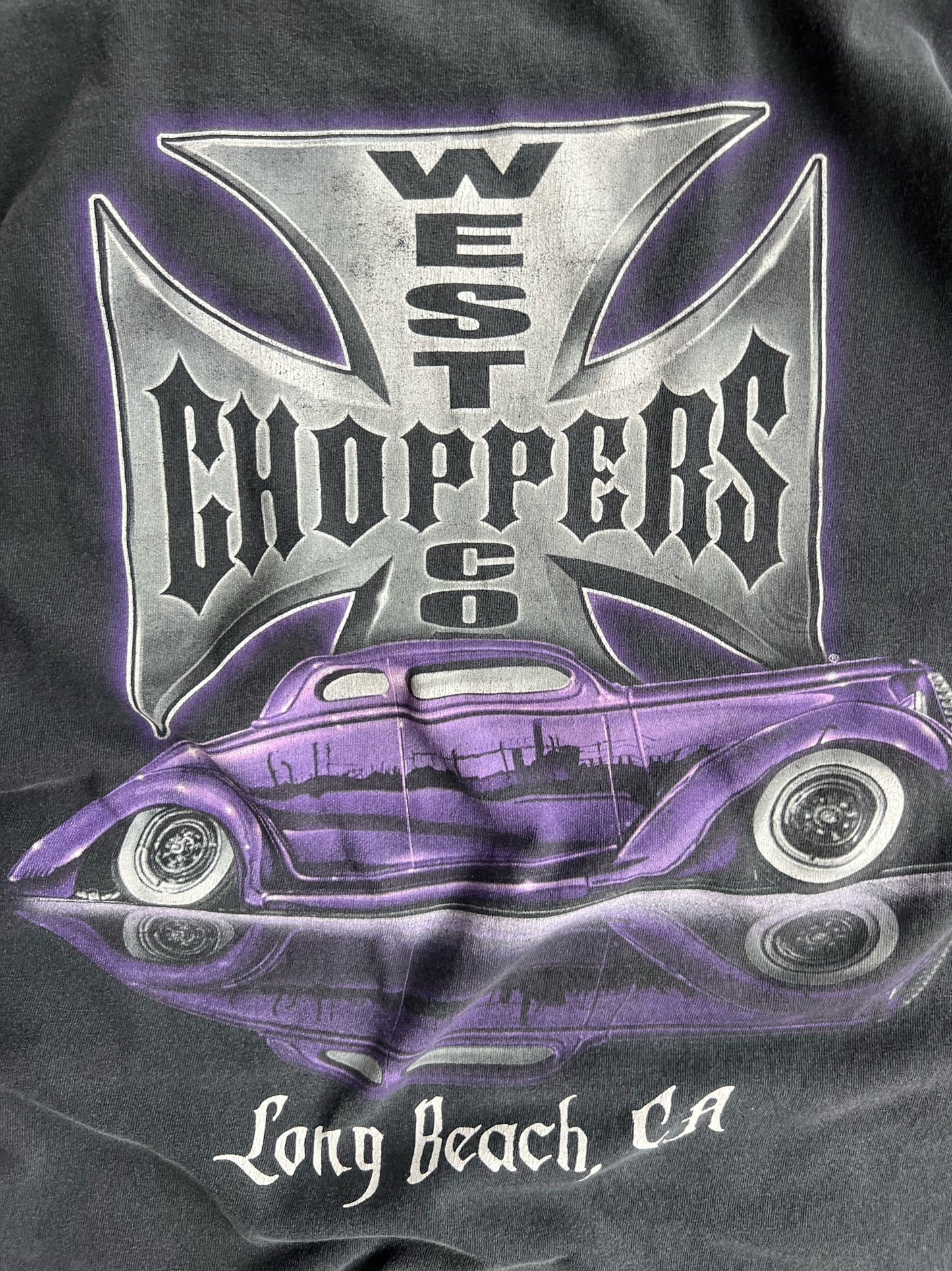 Vintage Black West Coast Choppers Shirt - XL