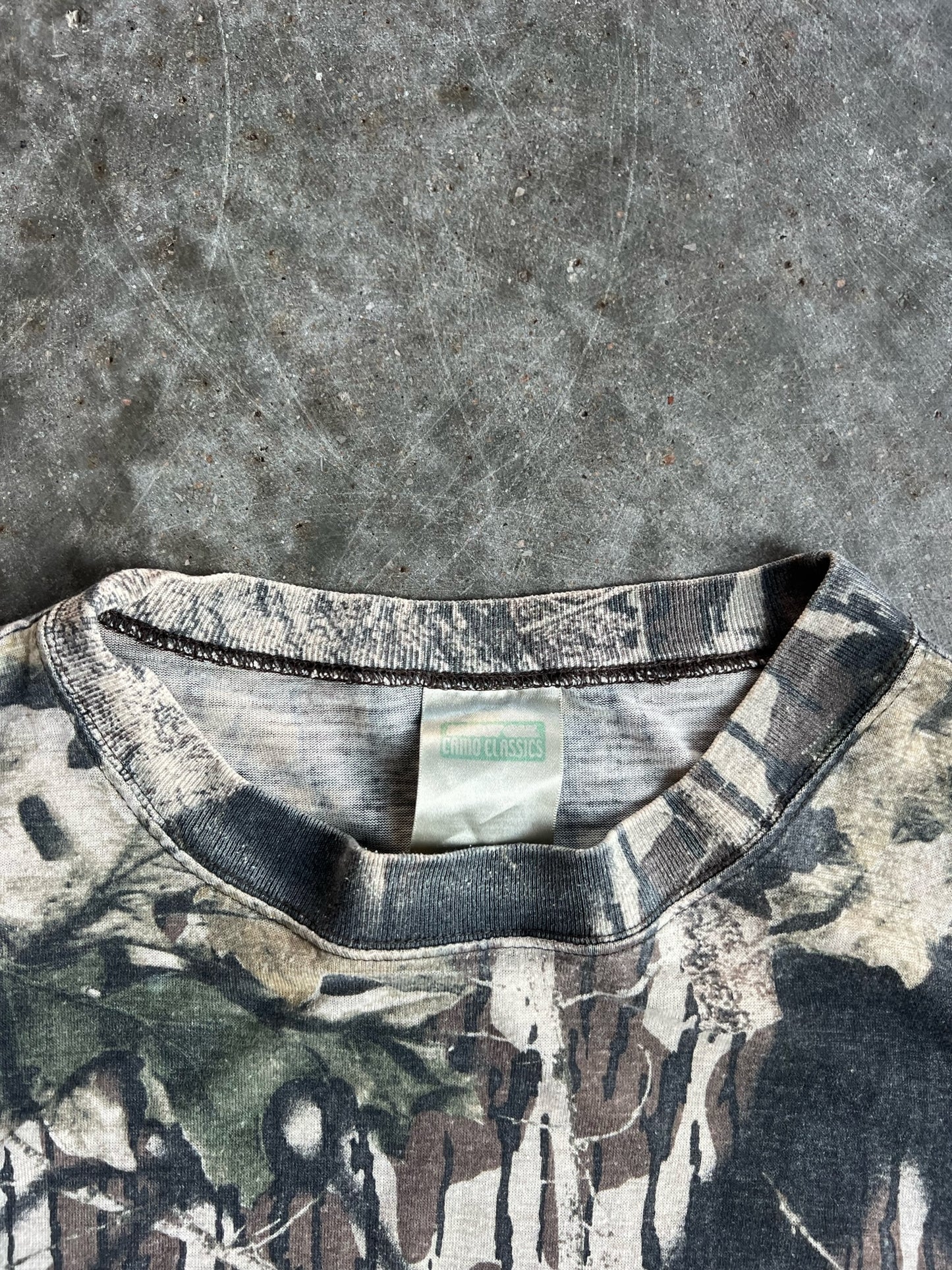 Vintage Mossy Oak Camo Shirt - XXL