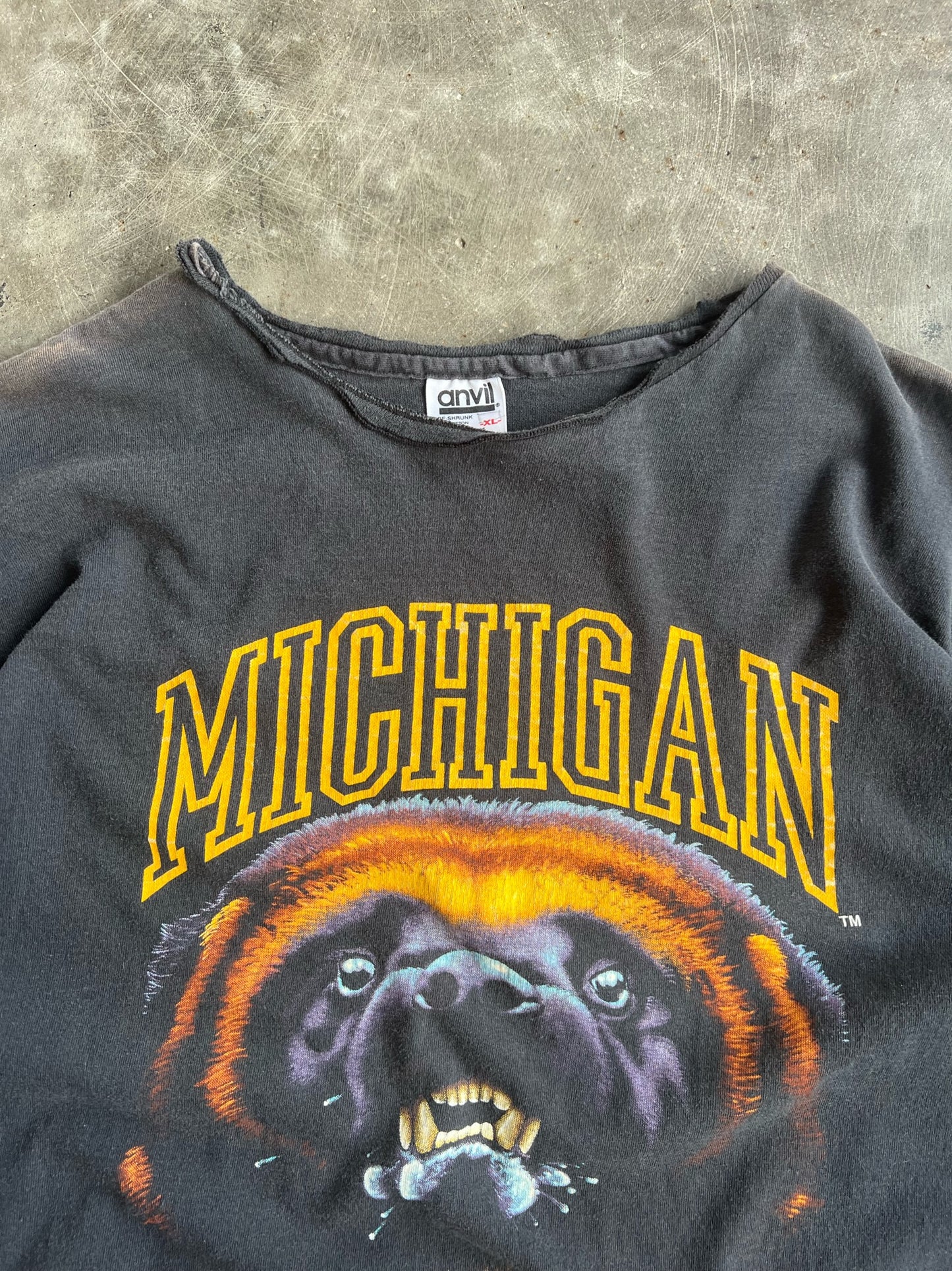 Vintage Michigan Bear Shirt - XL