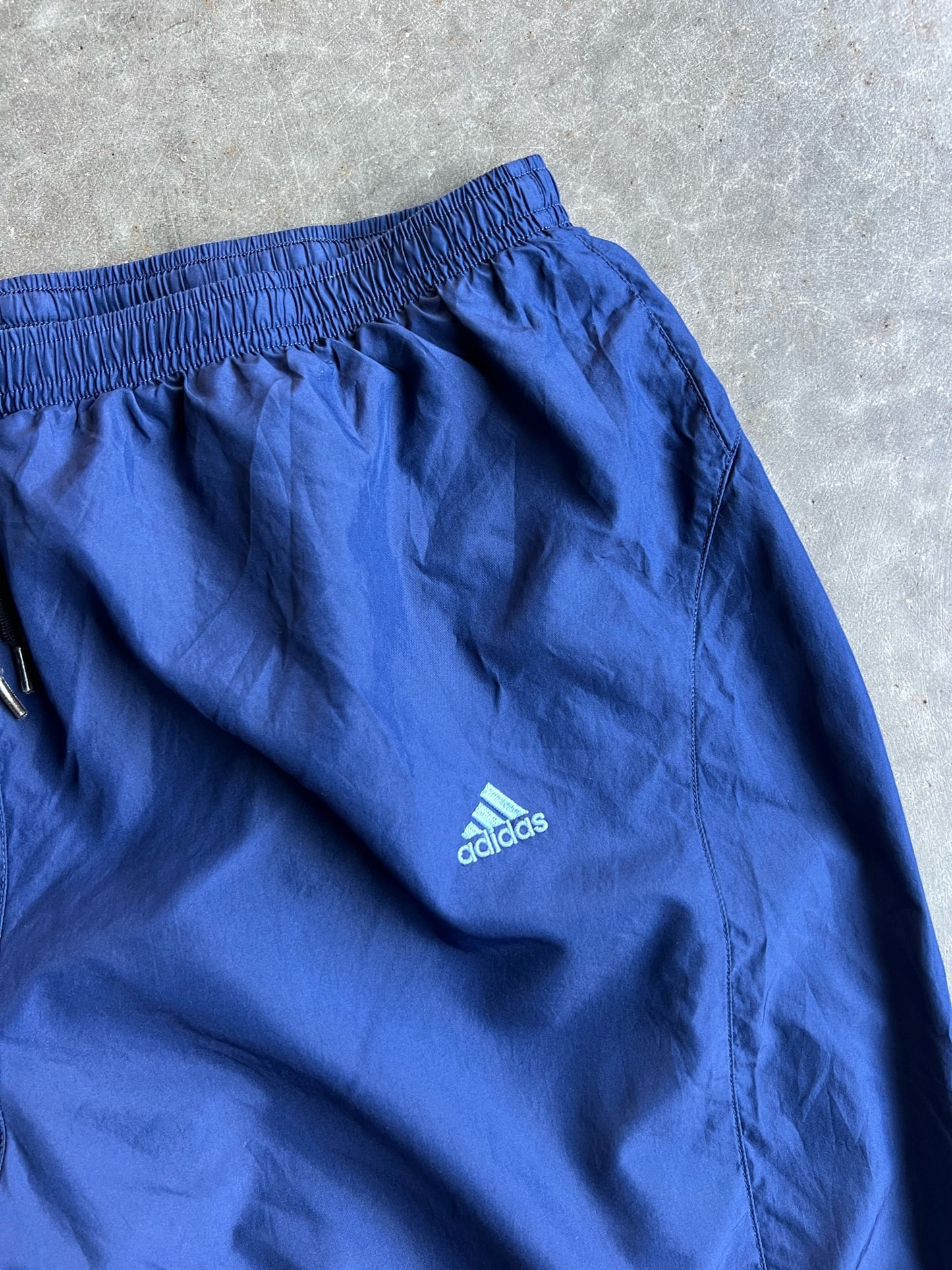 Vintage Blue Adidas Track Pants - L