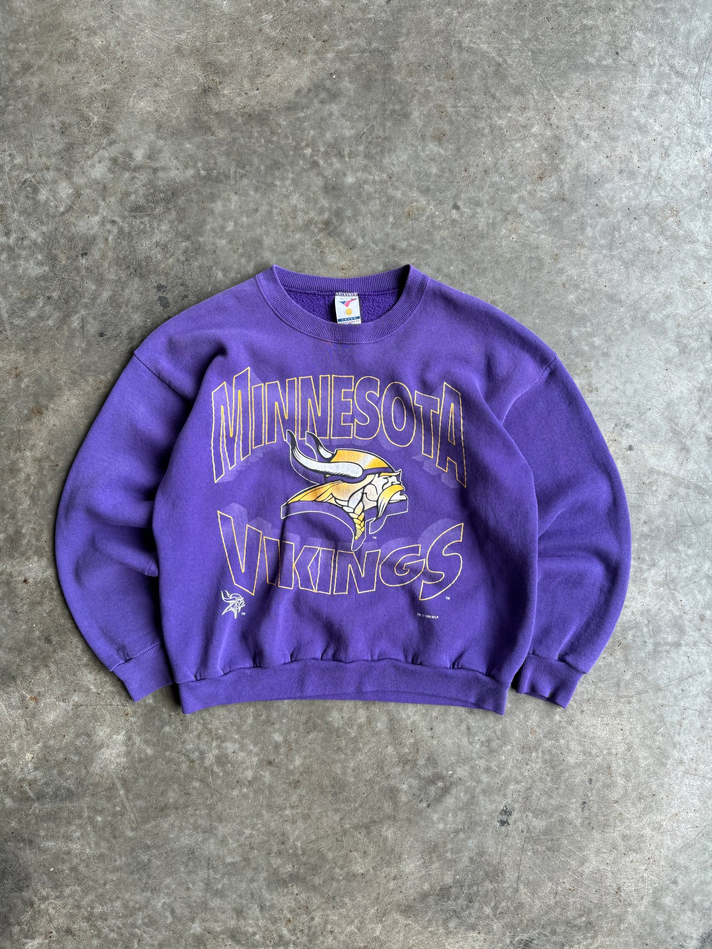 Vintage Minnesota Vikings Crew - L