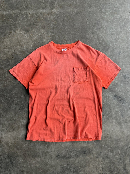 Vintage Faded Orange Blank Shirt - XL