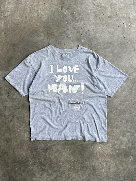 Vintage I Love You Man Budlight Shirt - XL