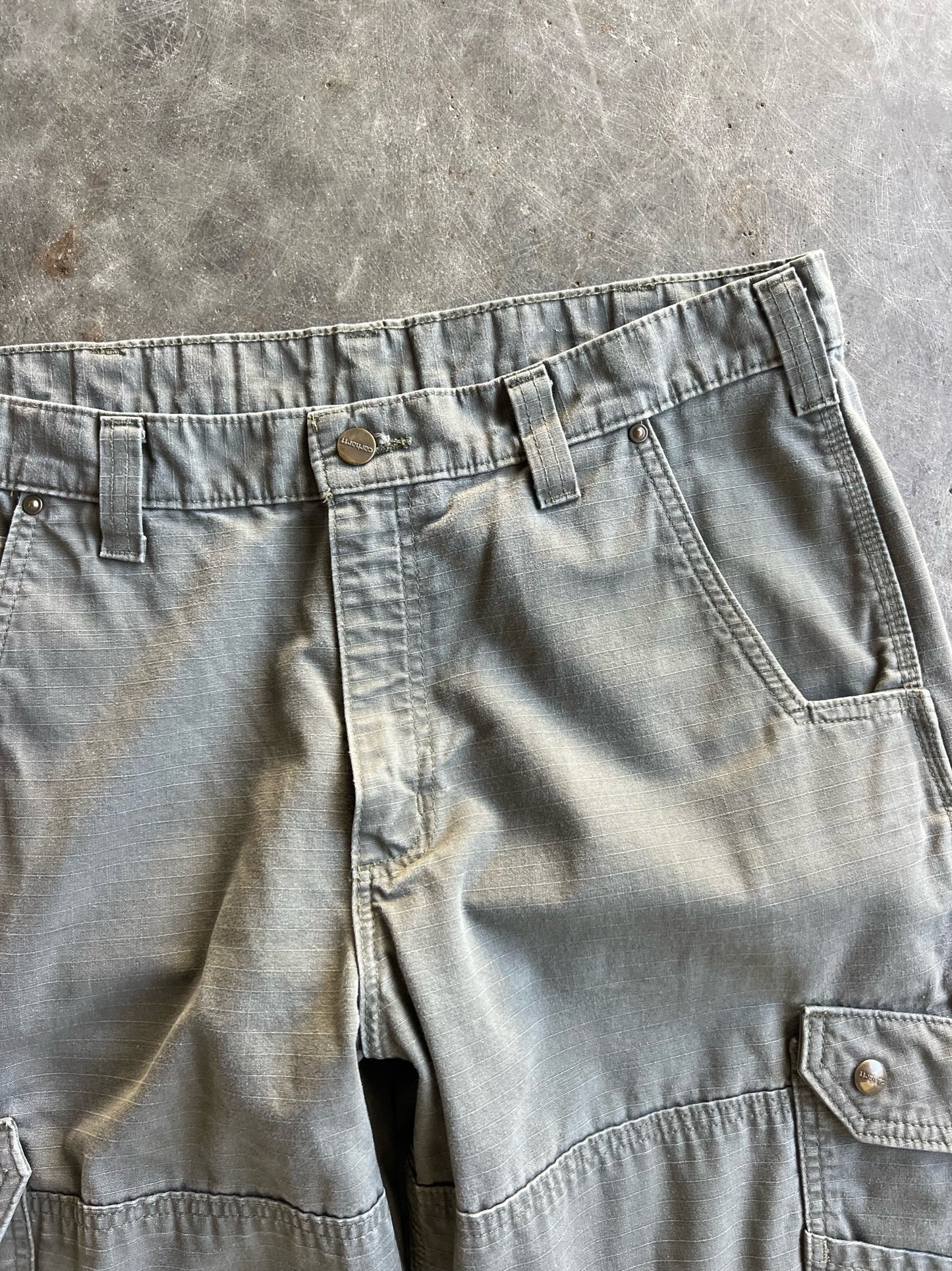 Vintage Green Carhartt Carpenter Pants - 34