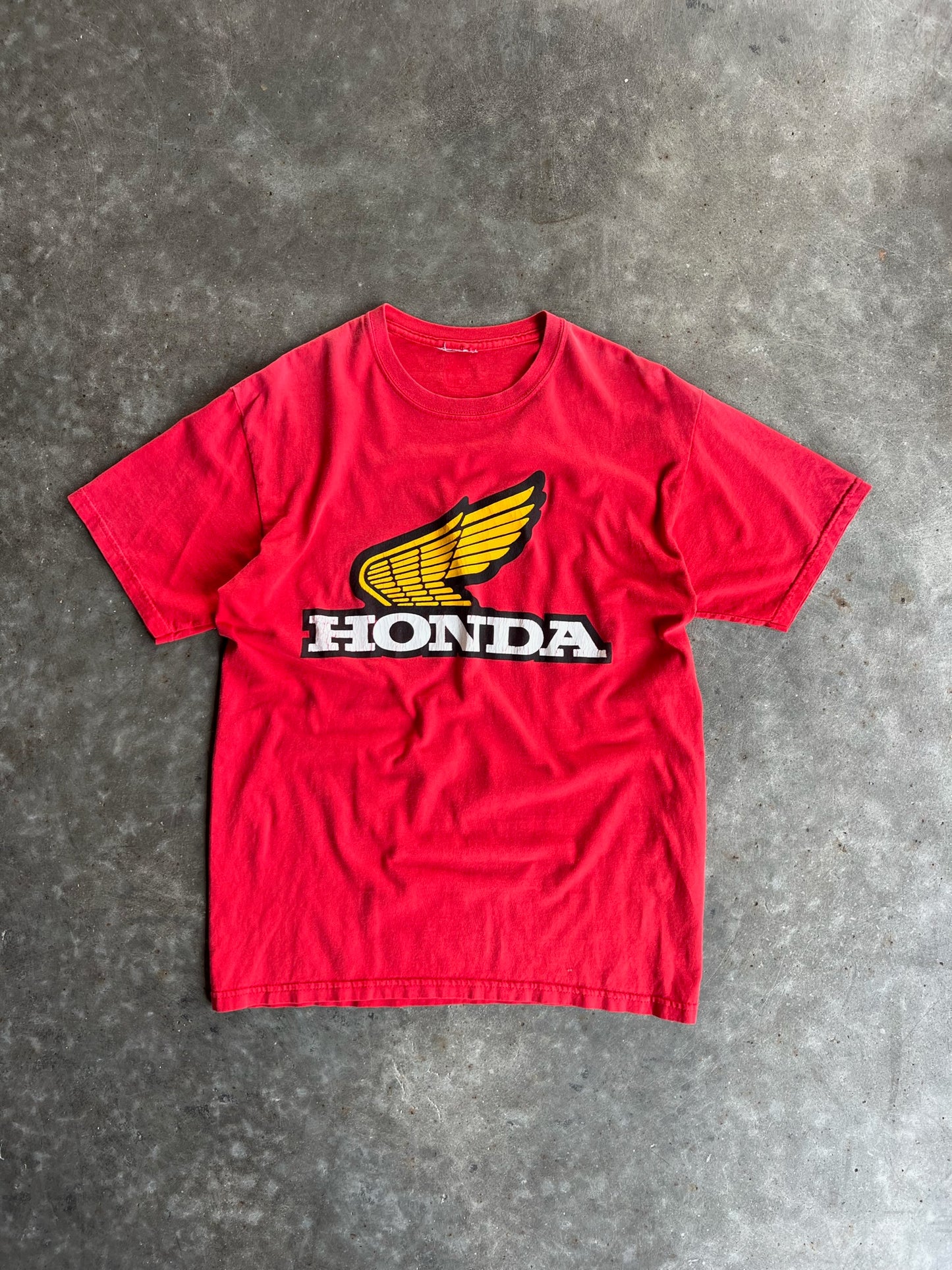 Vintage Red Honda Shirt - L