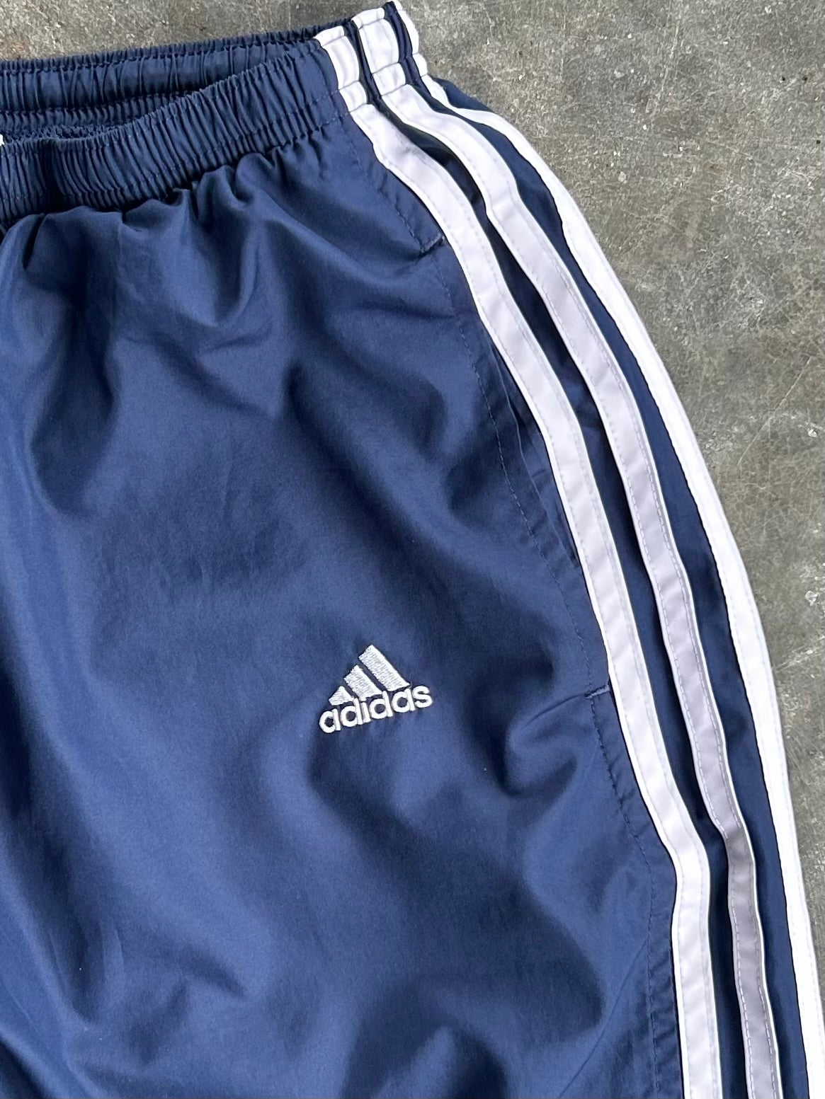 Vintage Navy Adidas Track Pants - M