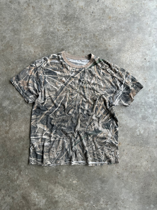 Faded Camo Short Sleeve Shirt - L