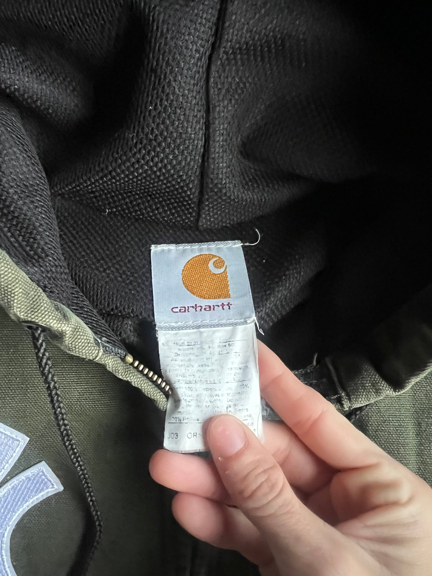 Vintage Olive Yankees Carhartt Jacket - M