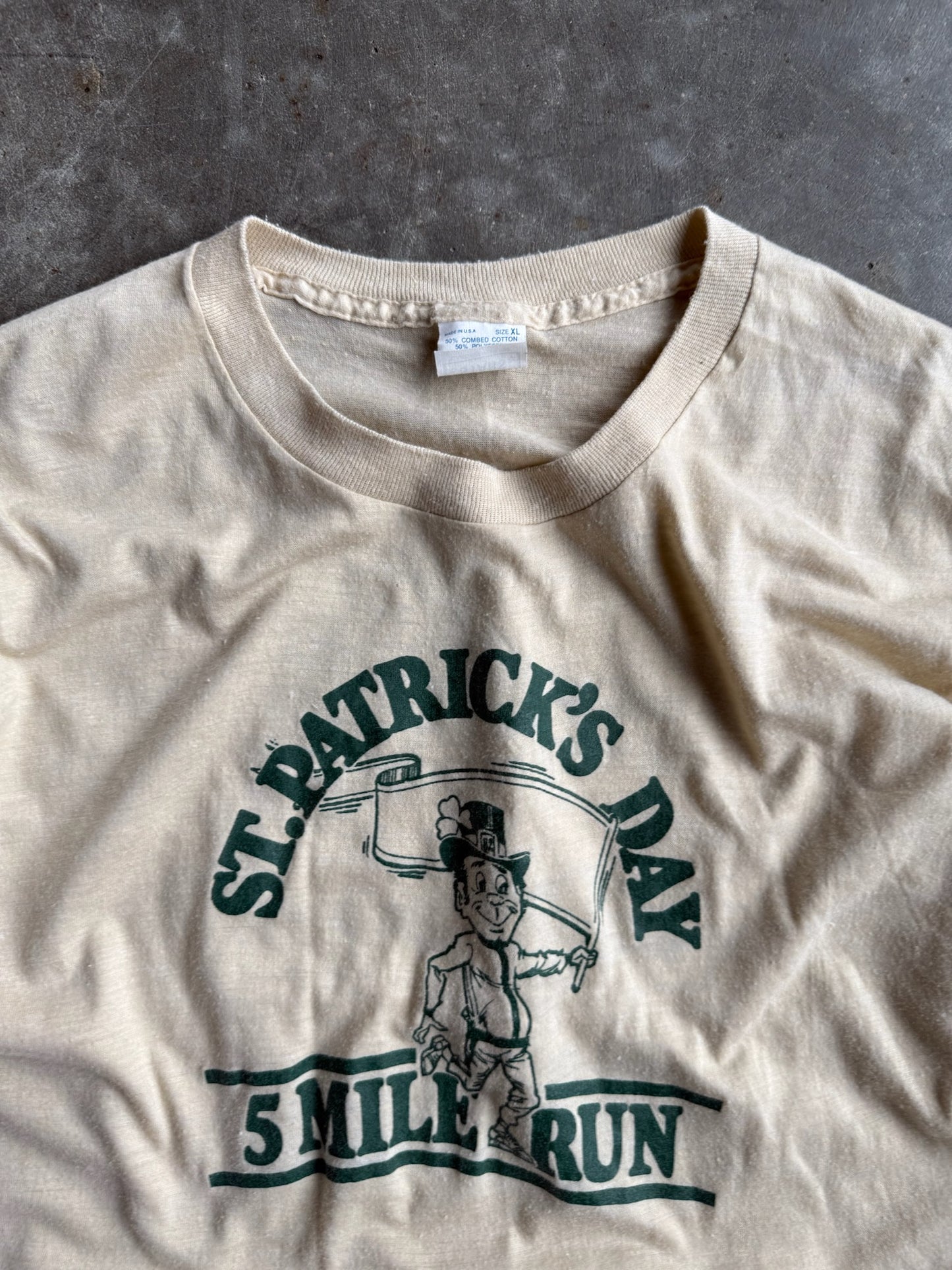 Vintage St. Patrick’s Day 5 Mile Run Shirt - XL