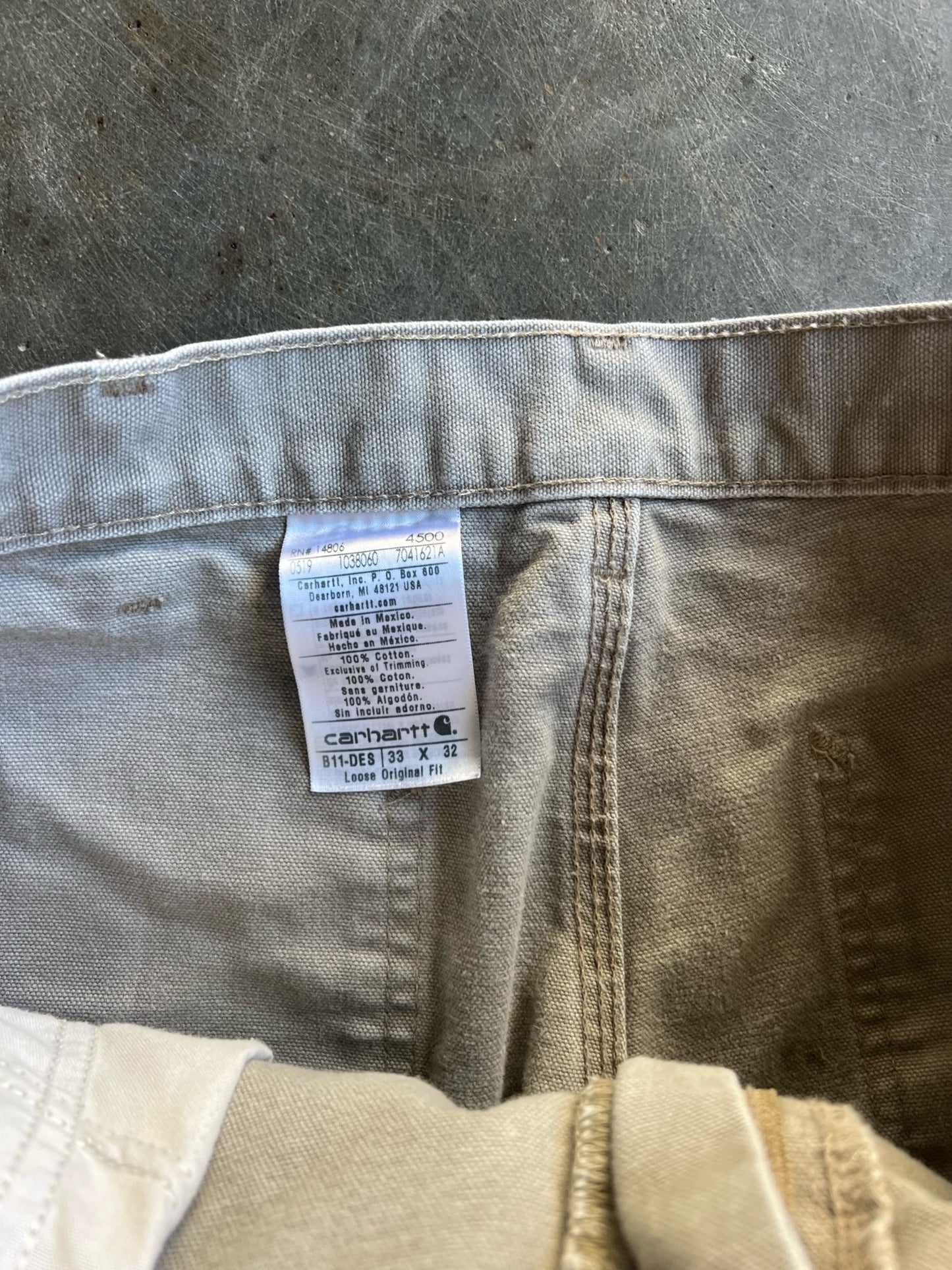 Vintage Beige Carhartt Carpenter Pants - 32