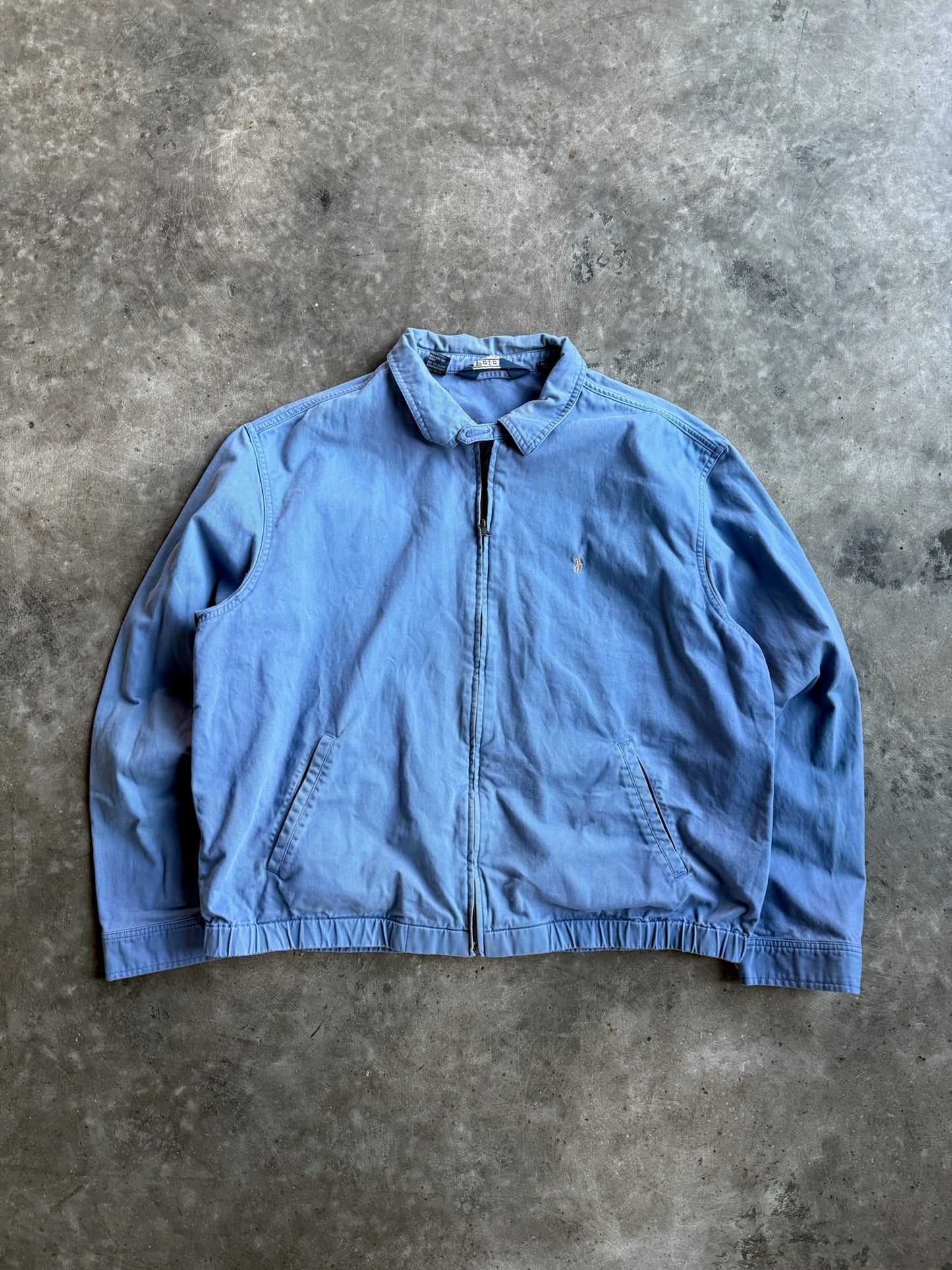 Vintage Blue Ralph Lauren Zip Up Jacket - XL