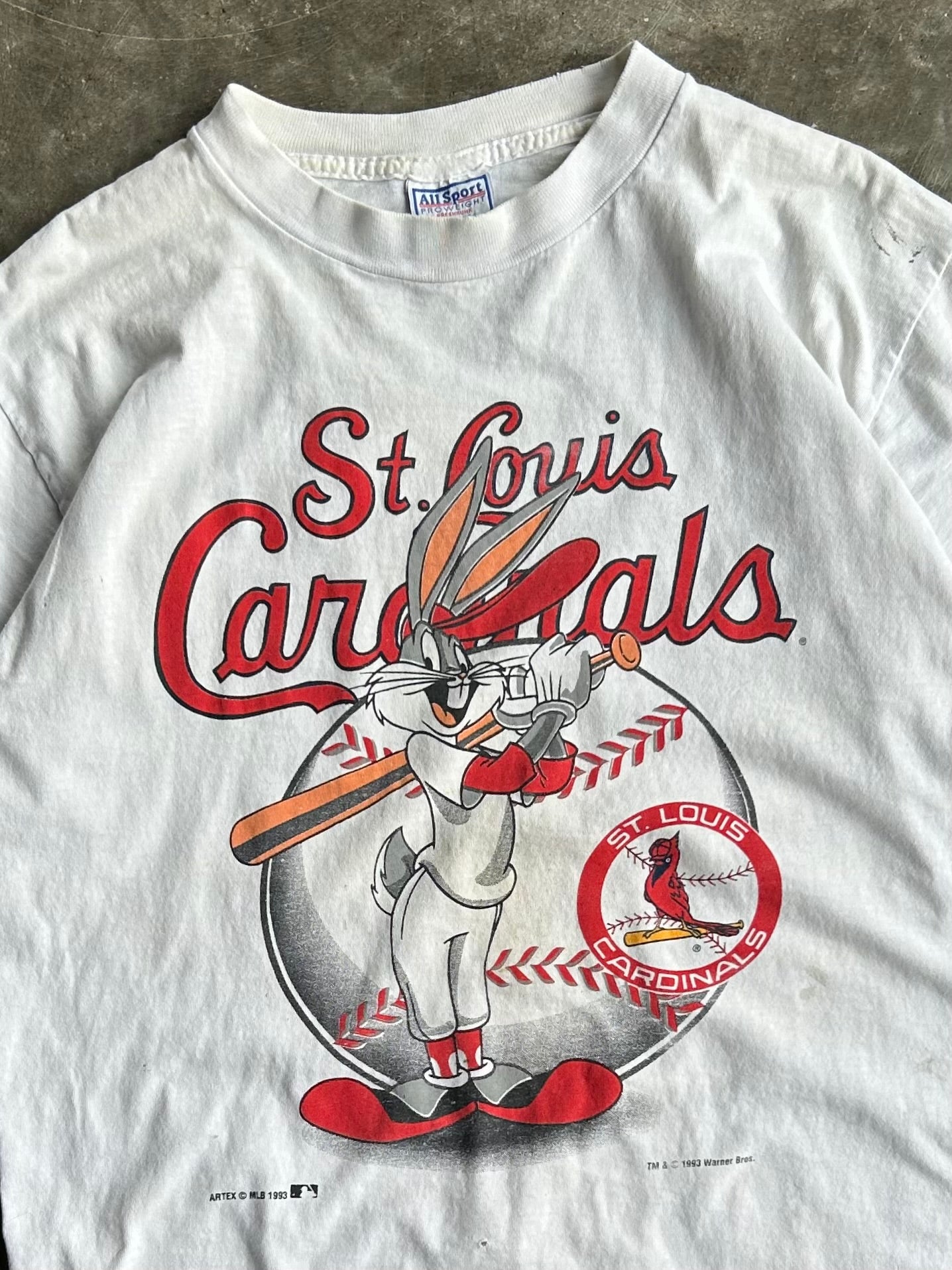 Vintage Looney Tunes X Cardinals Tee - L