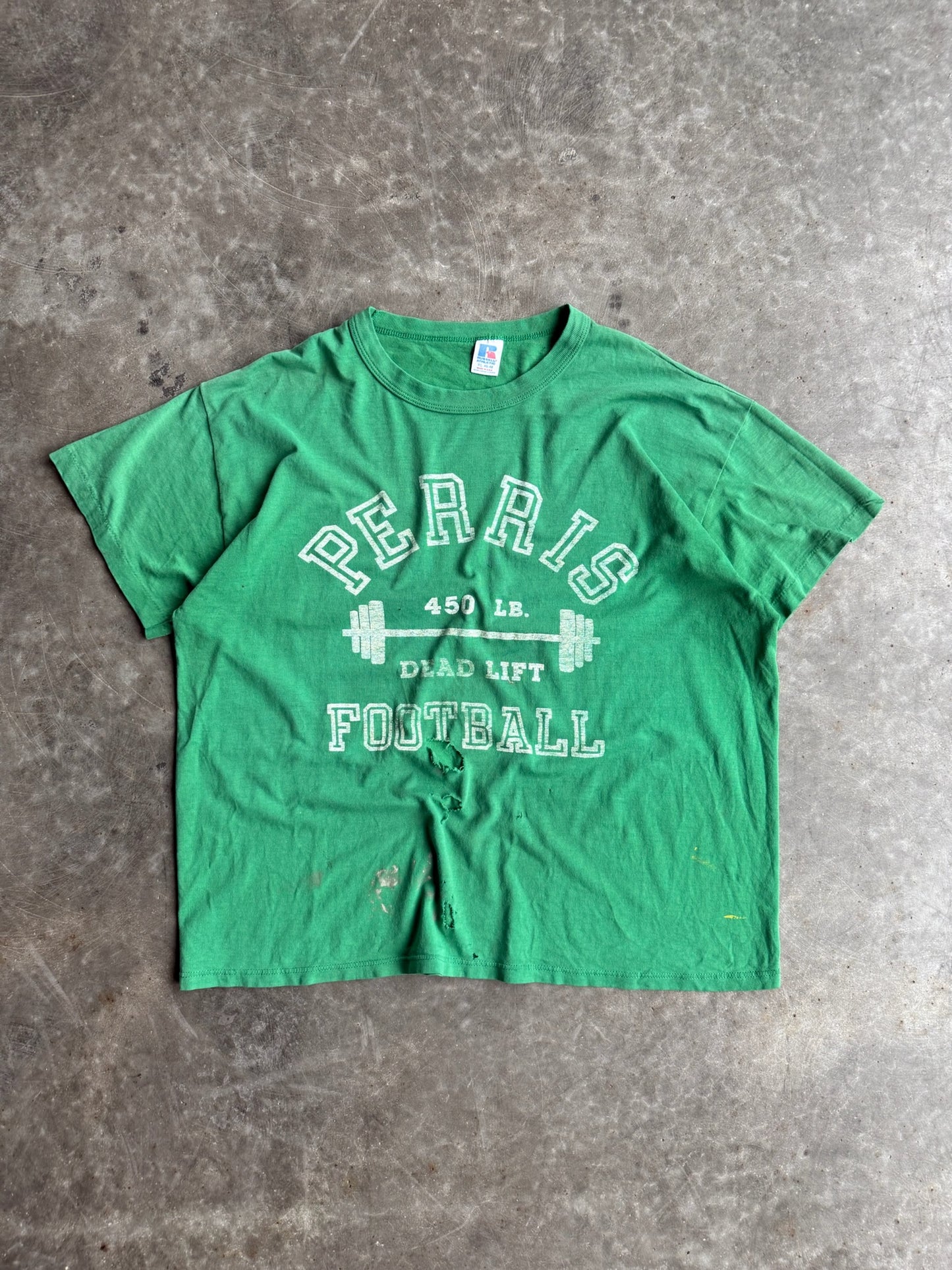 Vintage Green Perris Football Shirt - XL