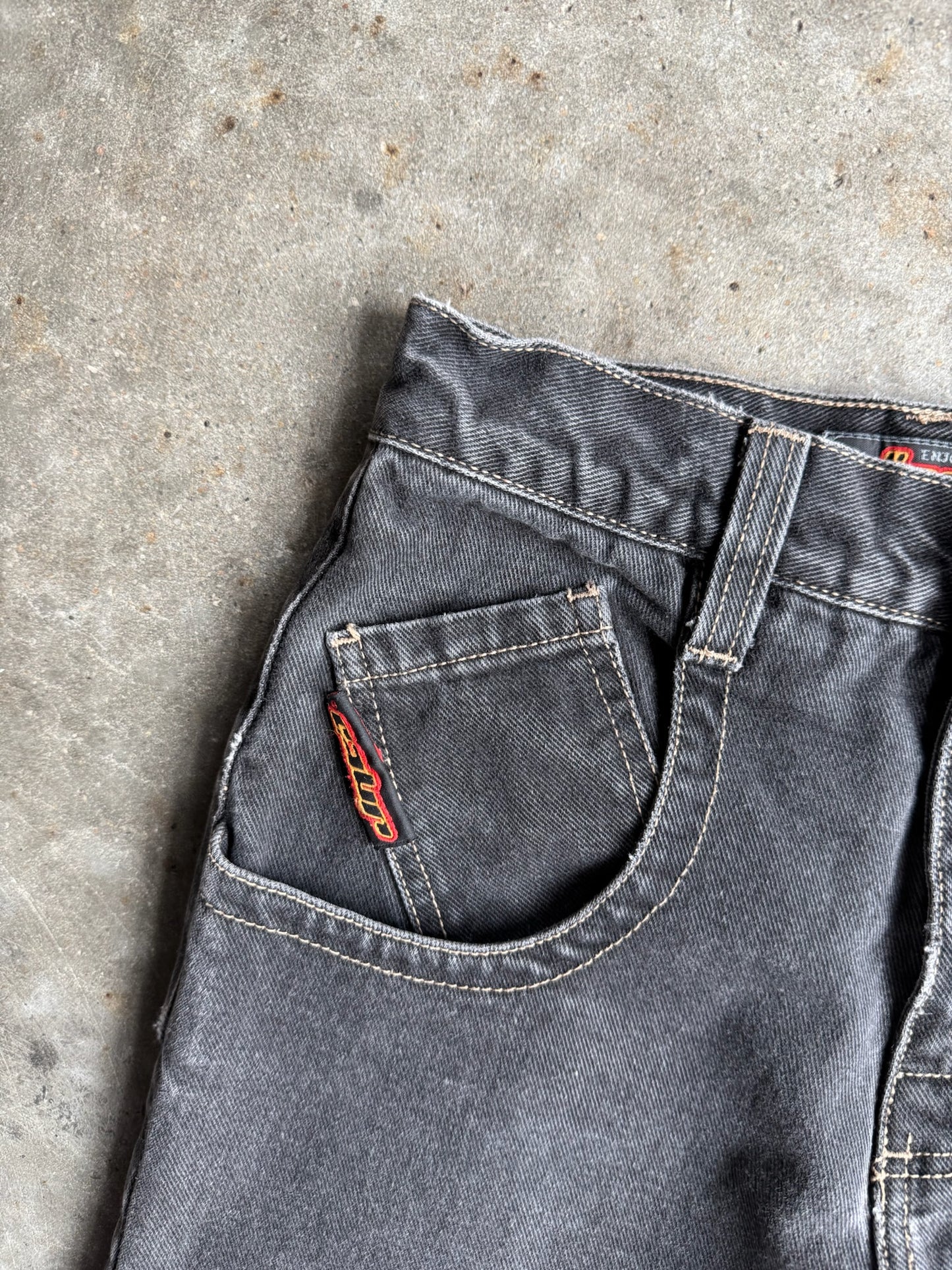 Vintage Black JNCO Denim Pants - 24