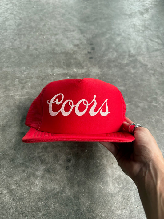 Vintage Coors Trucker Snapback Hat