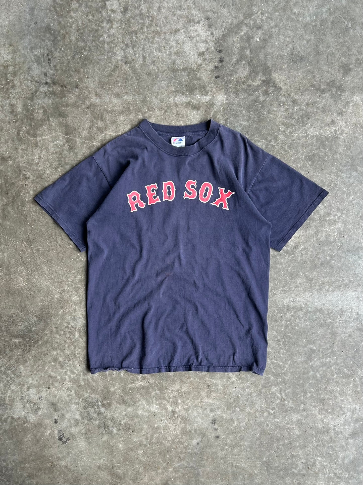 Vintage Navy Boston Red Sox Tee - L