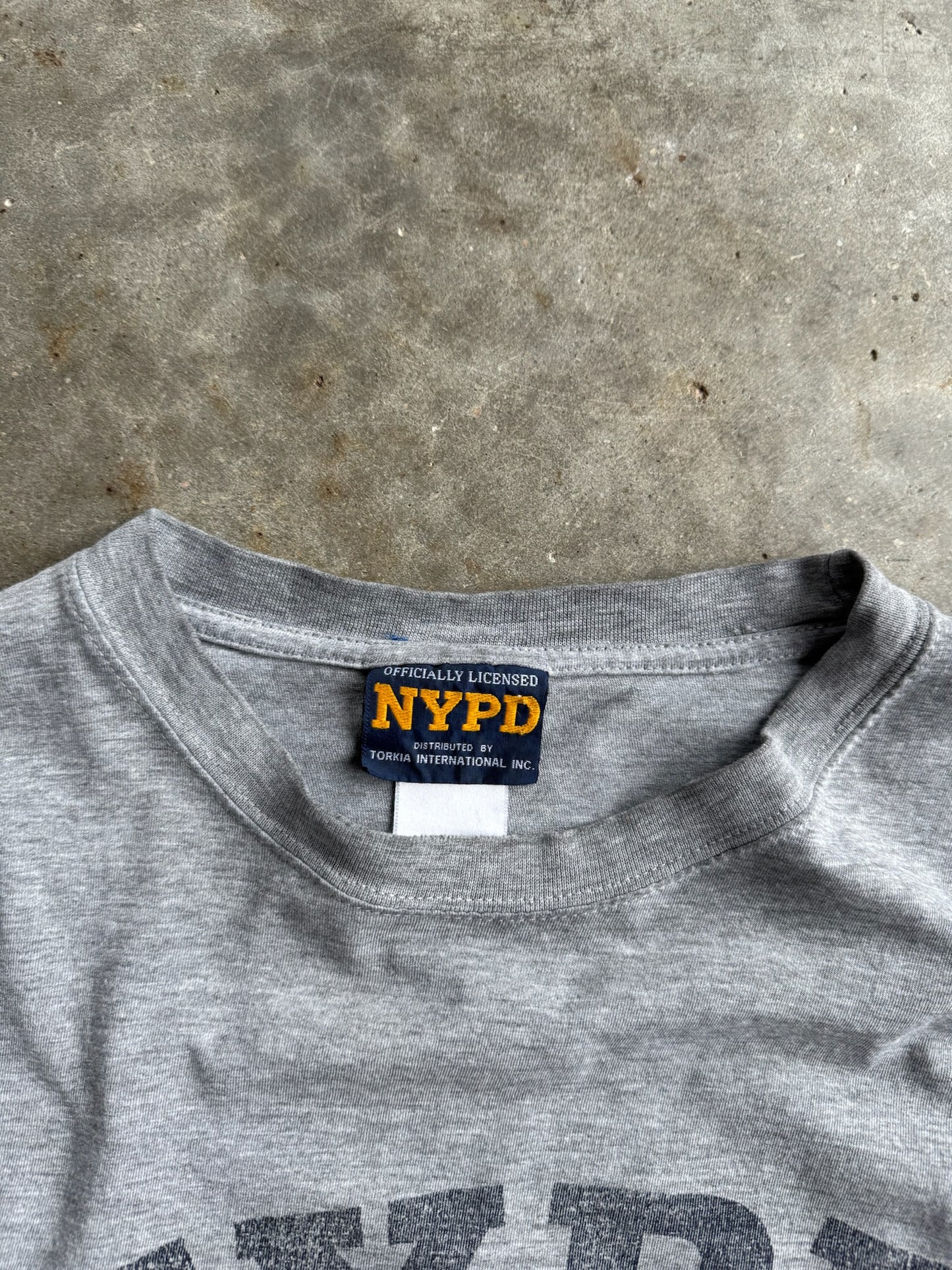 Vintage Faded NYPD Shirt - L