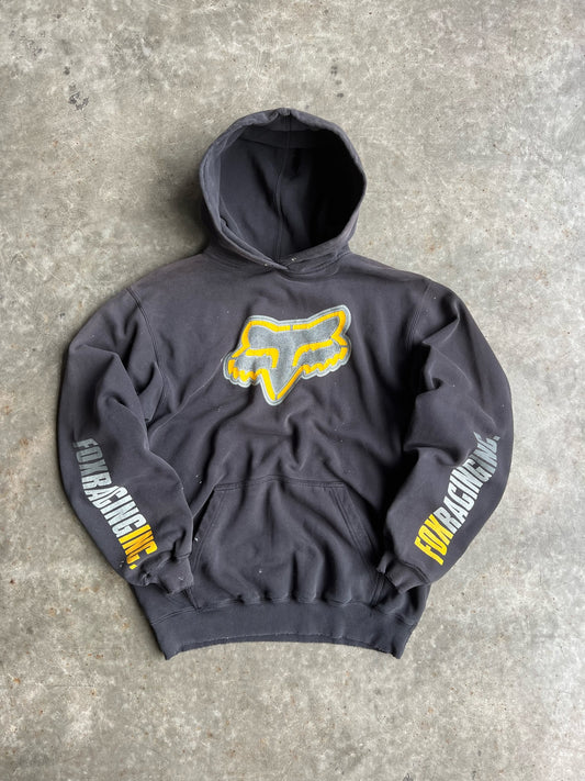 Vintage Fox Racing Painted Hoodie - M