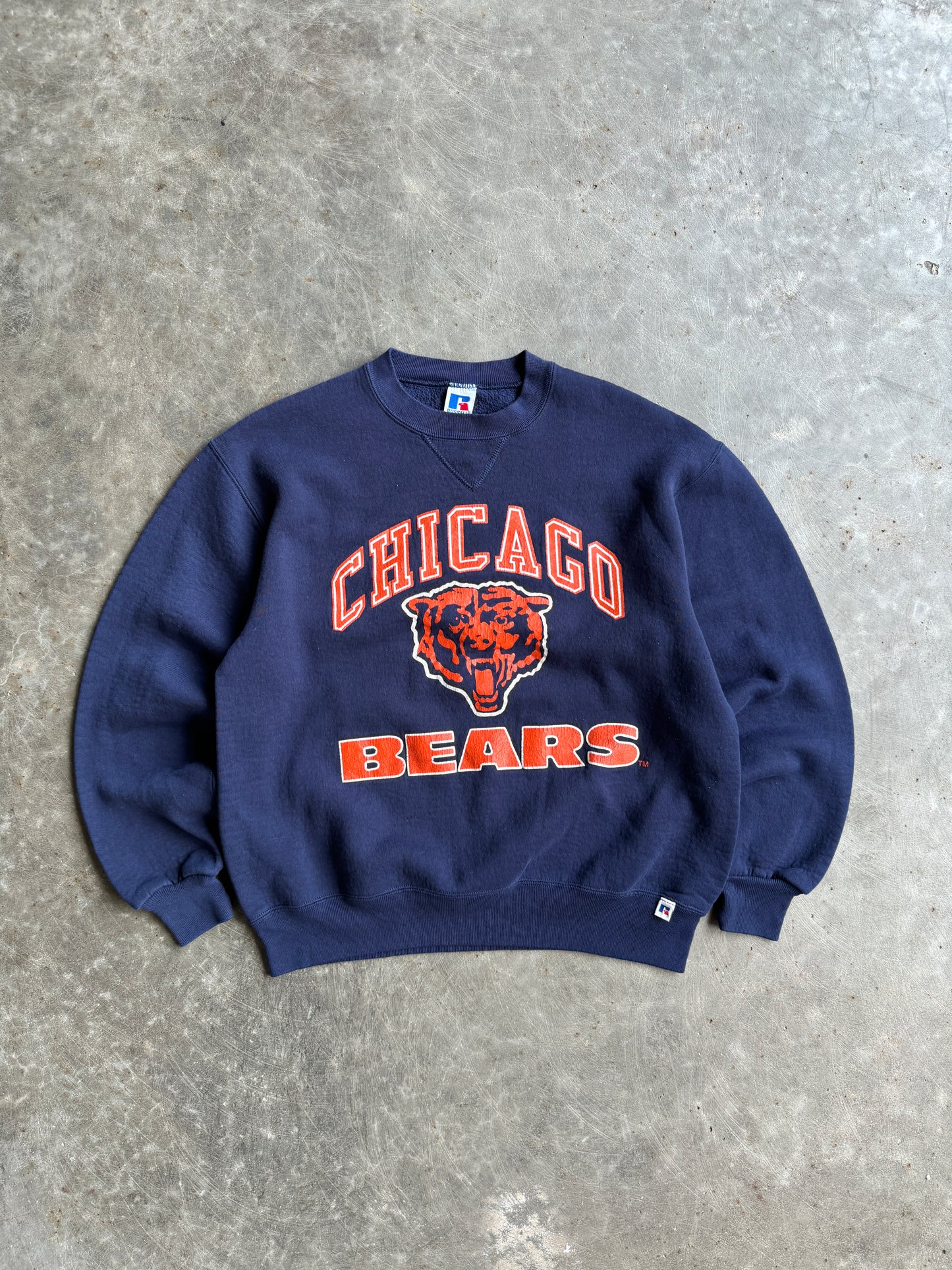 Vintage Chicago Bears Russell Crew - L