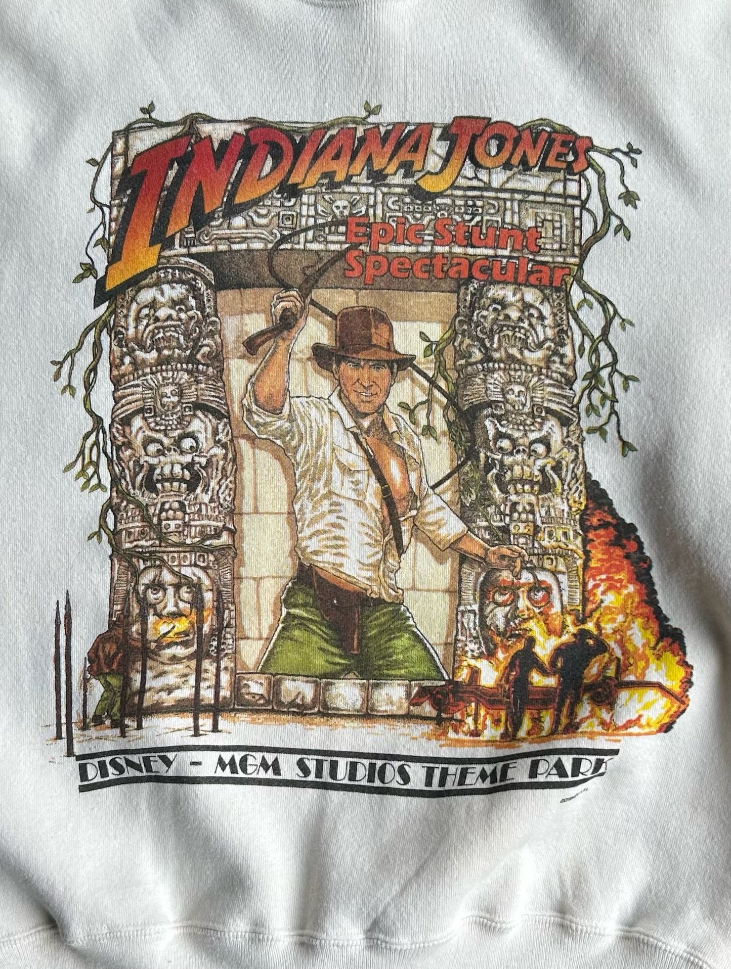 Vintage Indiana Jones Crew - M