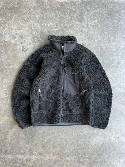 Vintage Black Fleece Patagonia Zip Up - S