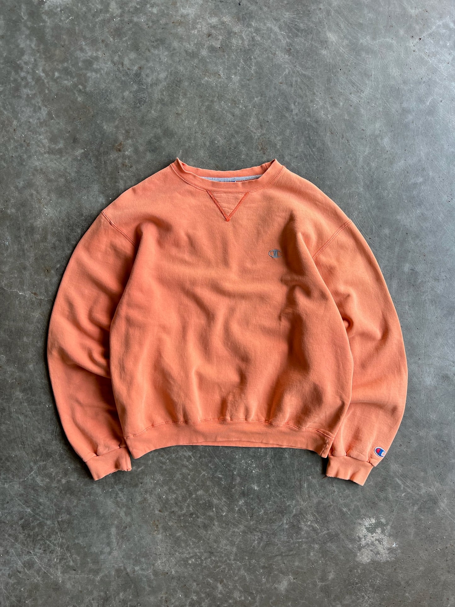 Faded Orange Champion Crew - M