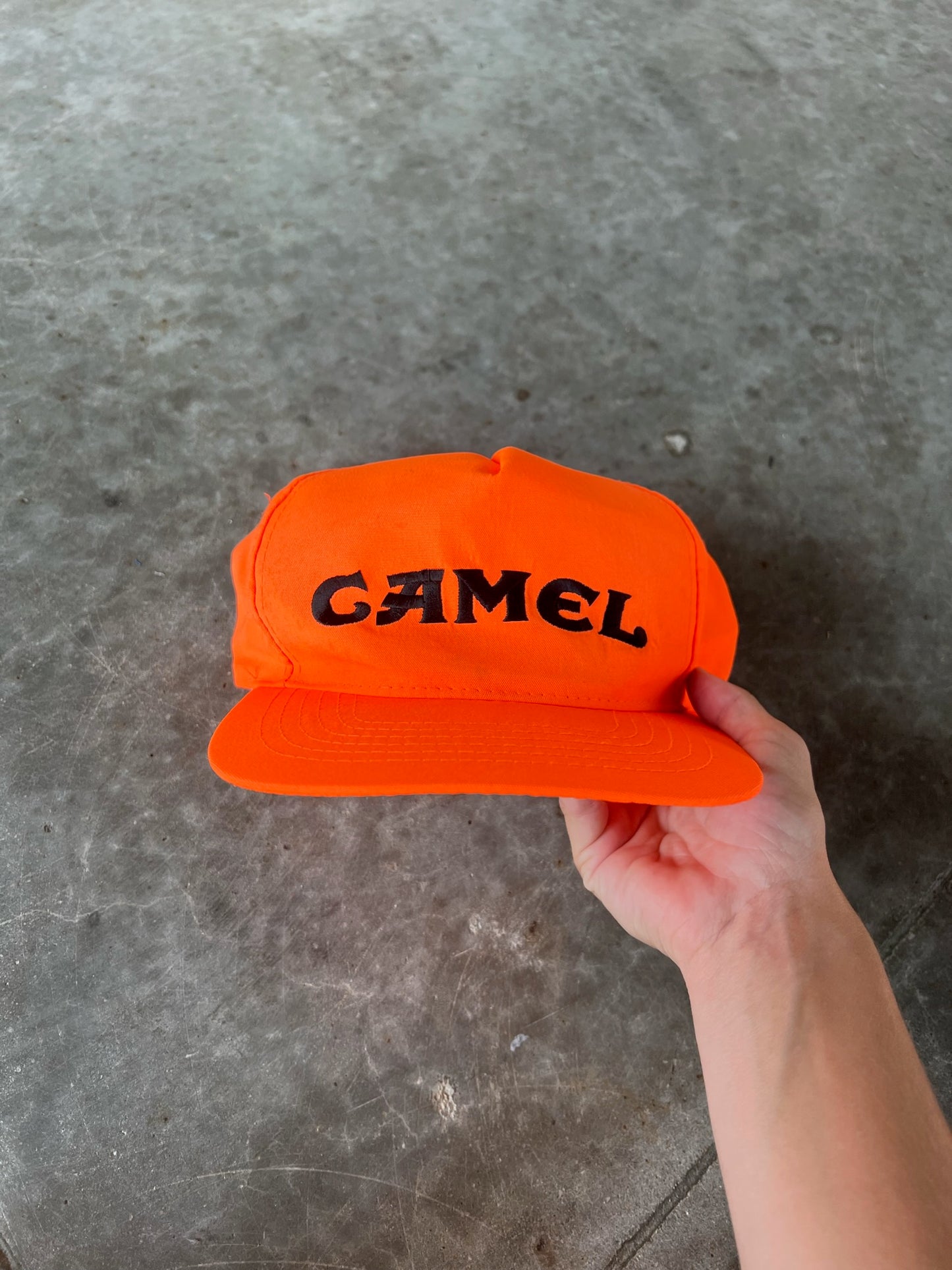 Camel Neon Snapback Hat