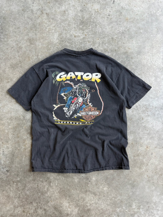 Vintage Single Stitch World Class Harley Davidson Faded Tee - XL