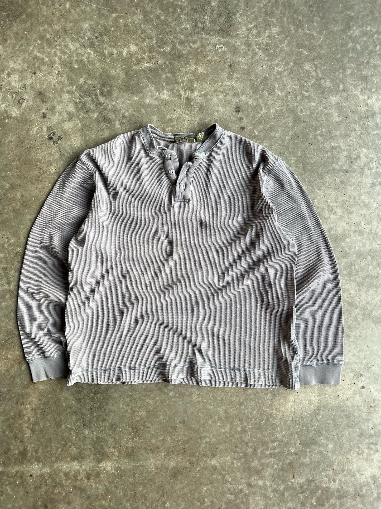 Vintage Grey Eddie Bauer Thermal - L