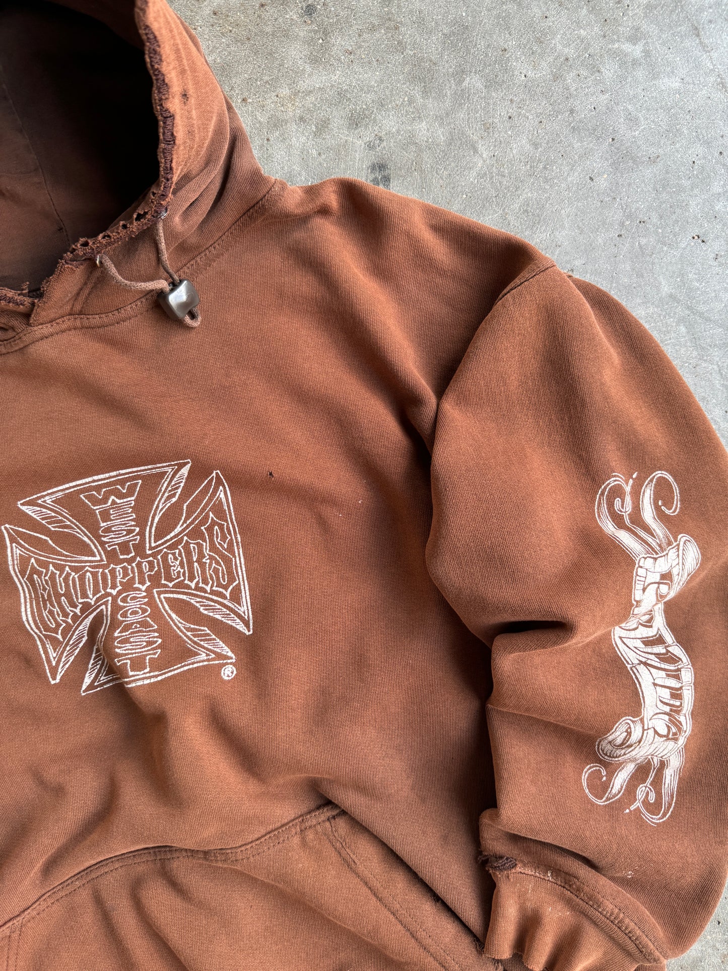 Vintage West Coast Chopper Hoodie - L