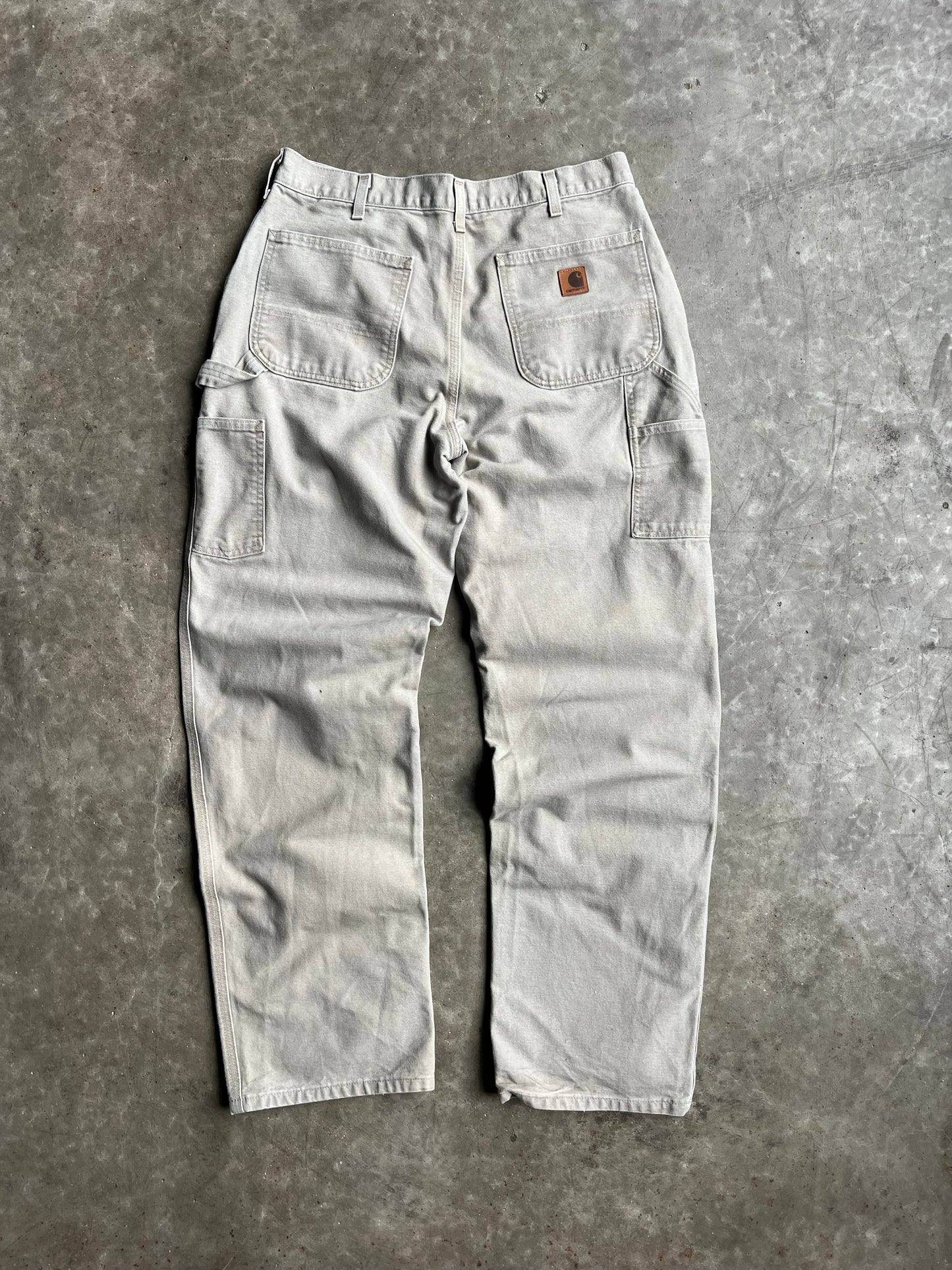 Vintage Beige Carhartt Carpenter Pants - 34