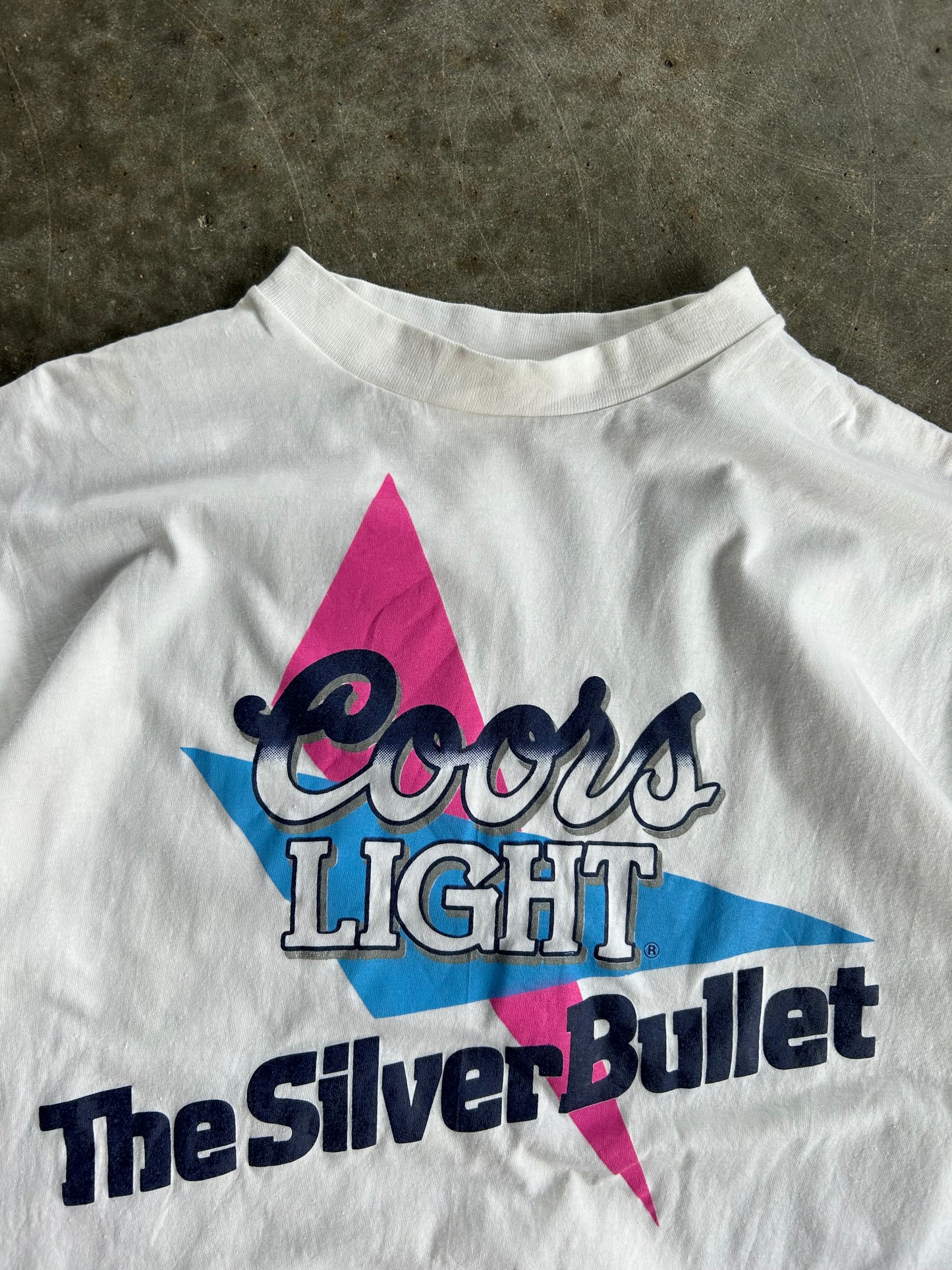 Vintage Coors Light Silver Bullet Shirt - XL