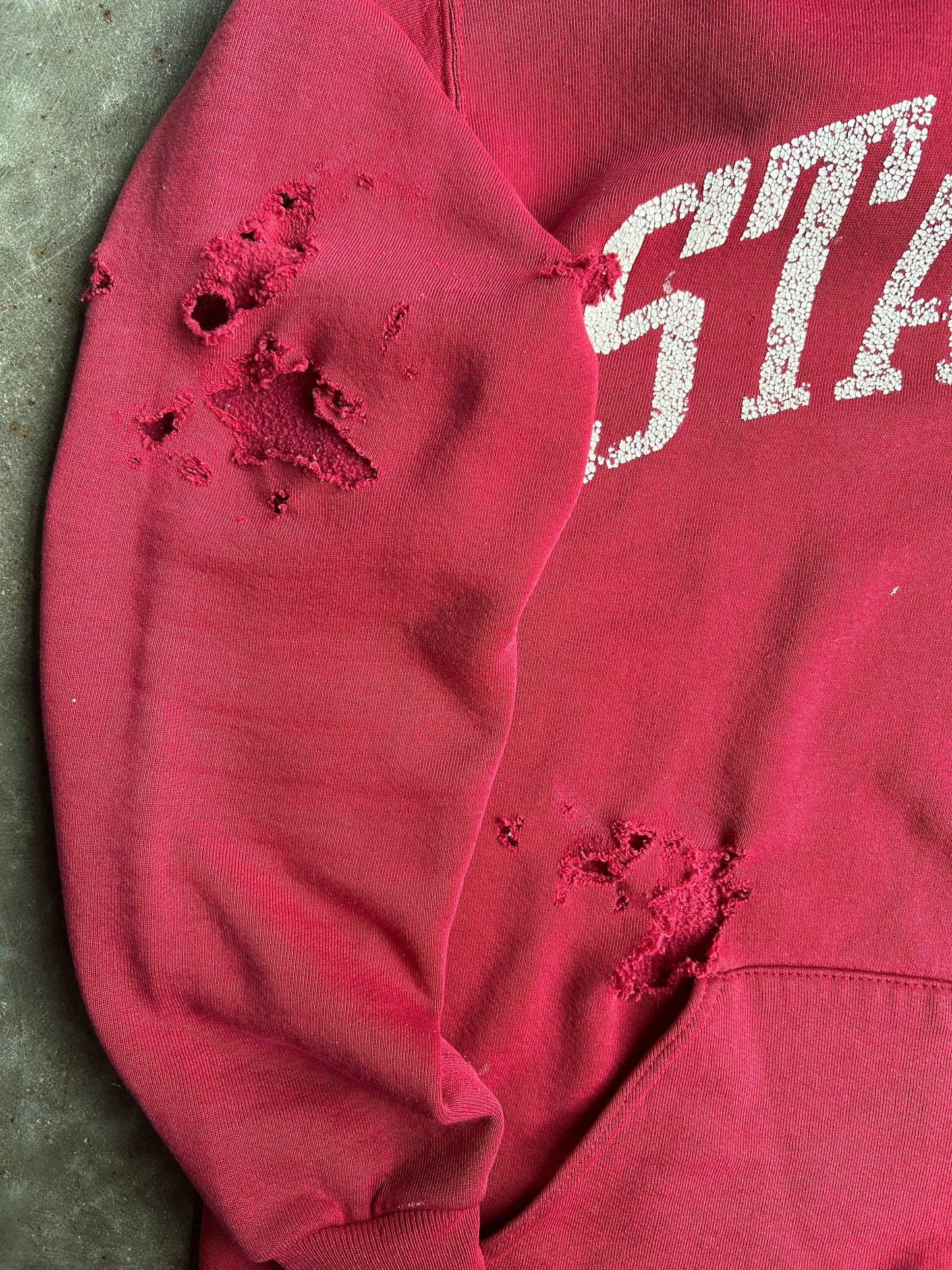 Vintage Thrashed Stanford Hoodie - XL